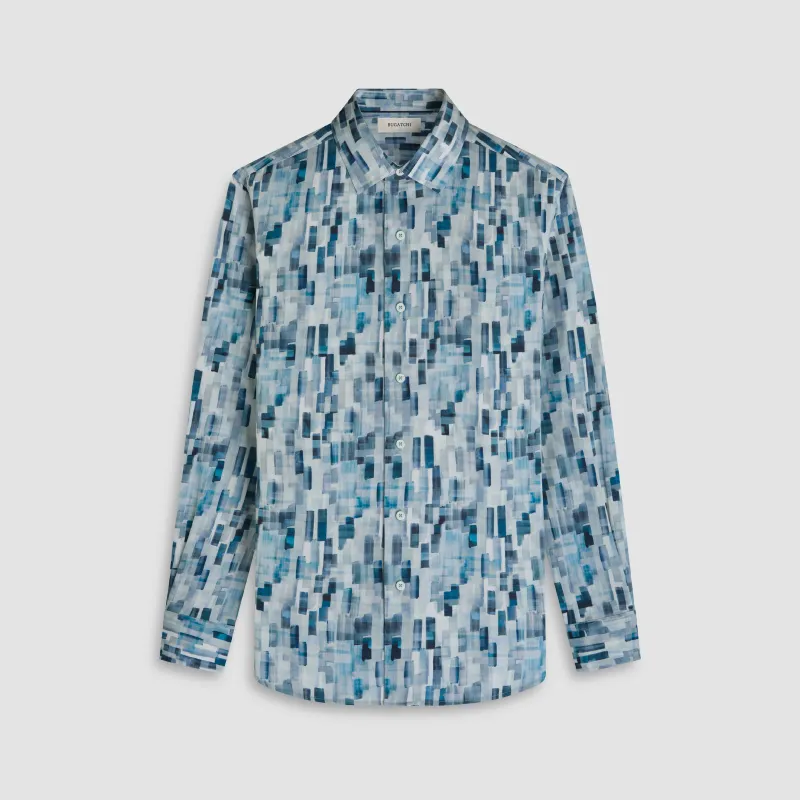 Julian Abstract Shirt sold by Bugatchi