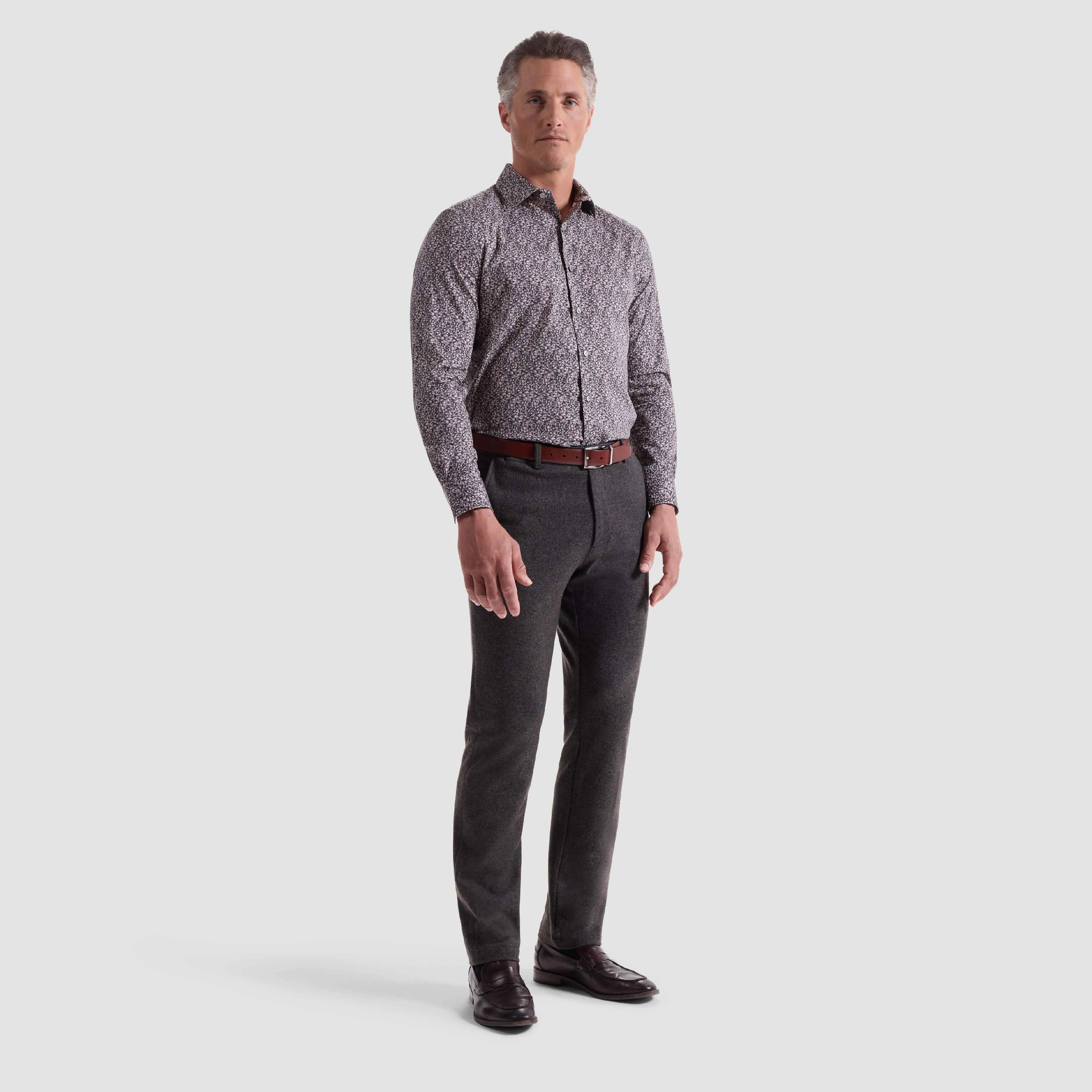 Julian Pebble Print Shirt sold by Bugatchi product image thumbnail 5