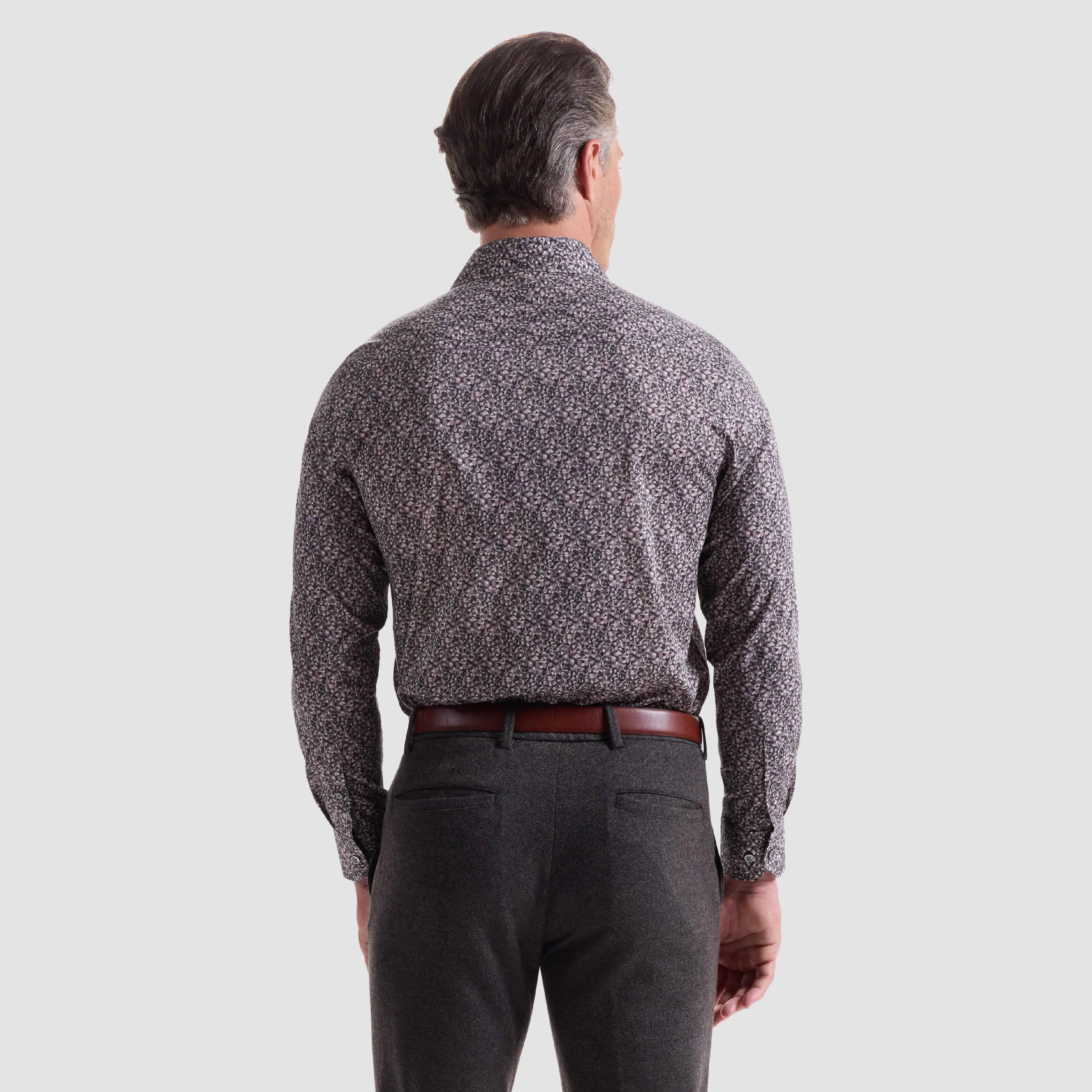 Julian Pebble Print Shirt sold by Bugatchi product image thumbnail 4