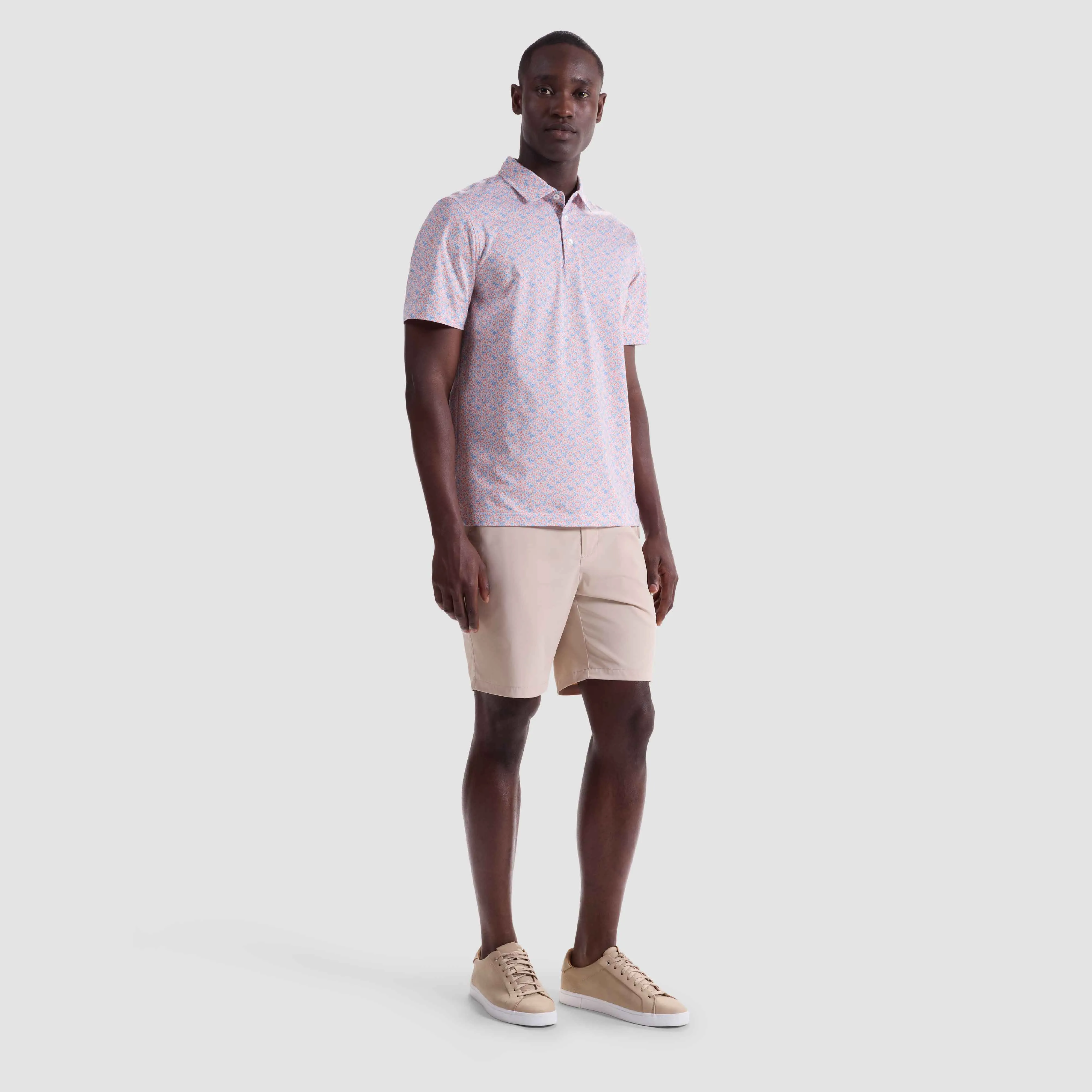 Victor Floral OoohCotton Polo Shirt sold by Bugatchi product image thumbnail 5