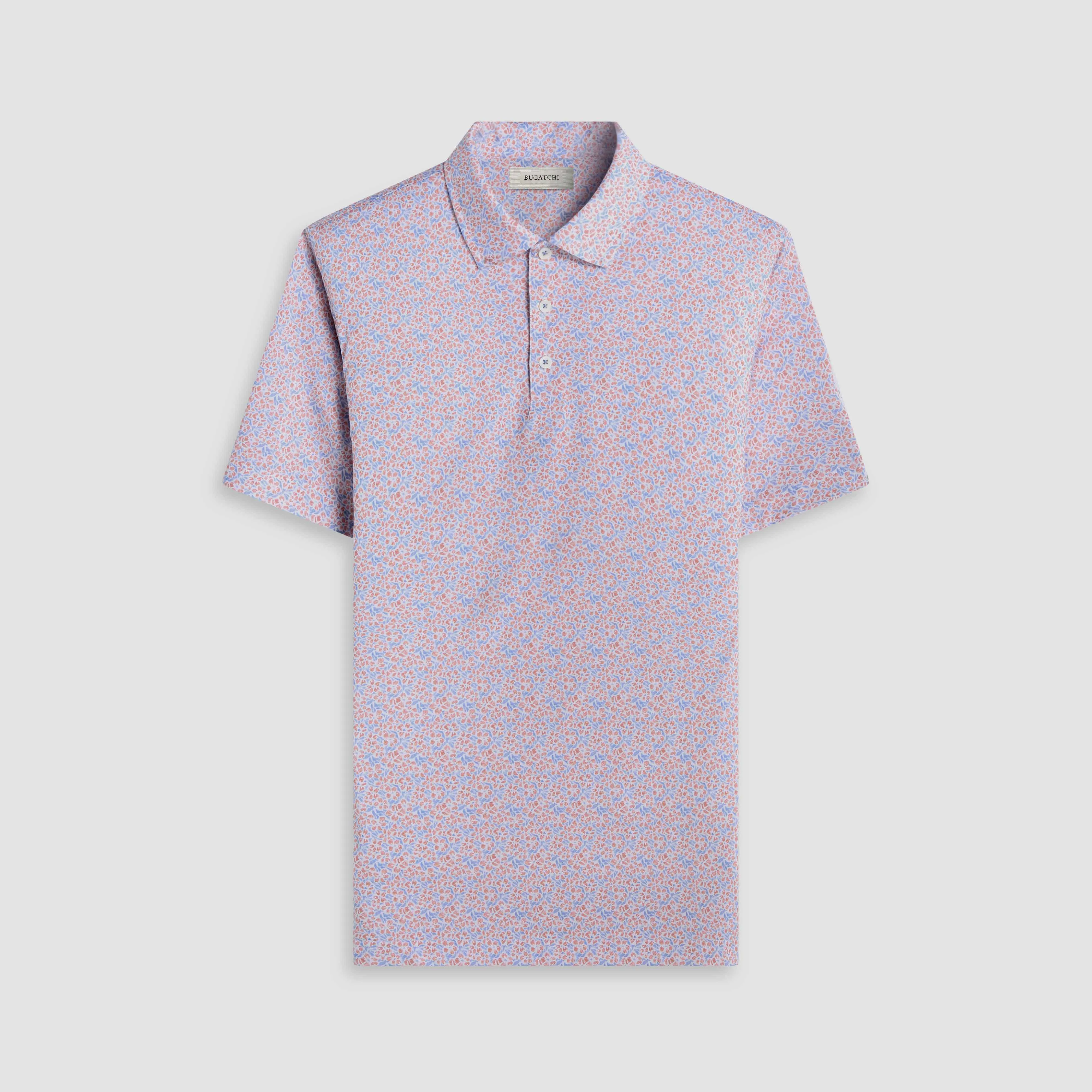 Victor Floral OoohCotton Polo Shirt sold by Bugatchi
