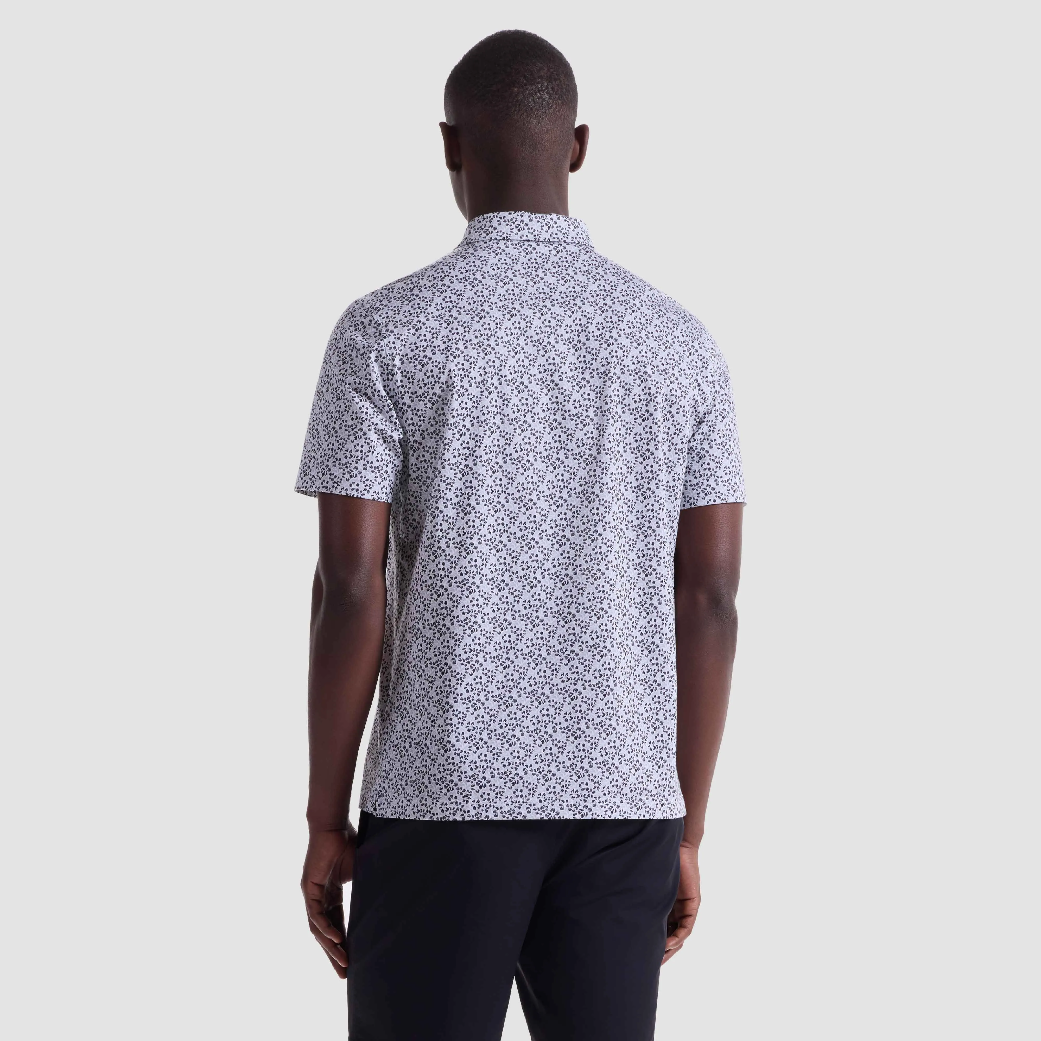 Victor Floral OoohCotton Polo Shirt sold by Bugatchi product image thumbnail 4