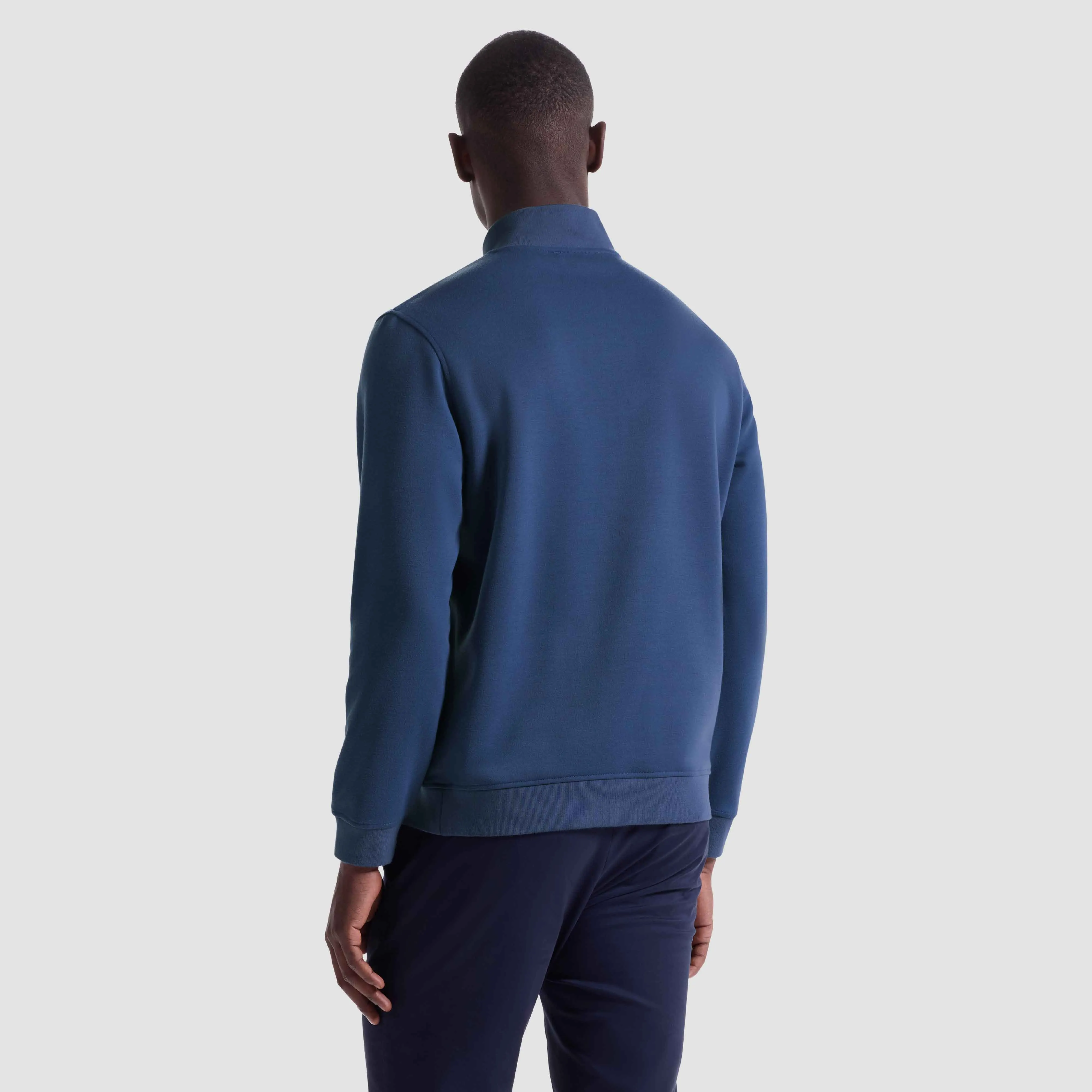 Basketweave Performance Quarter Zip sold by Bugatchi product image thumbnail 4