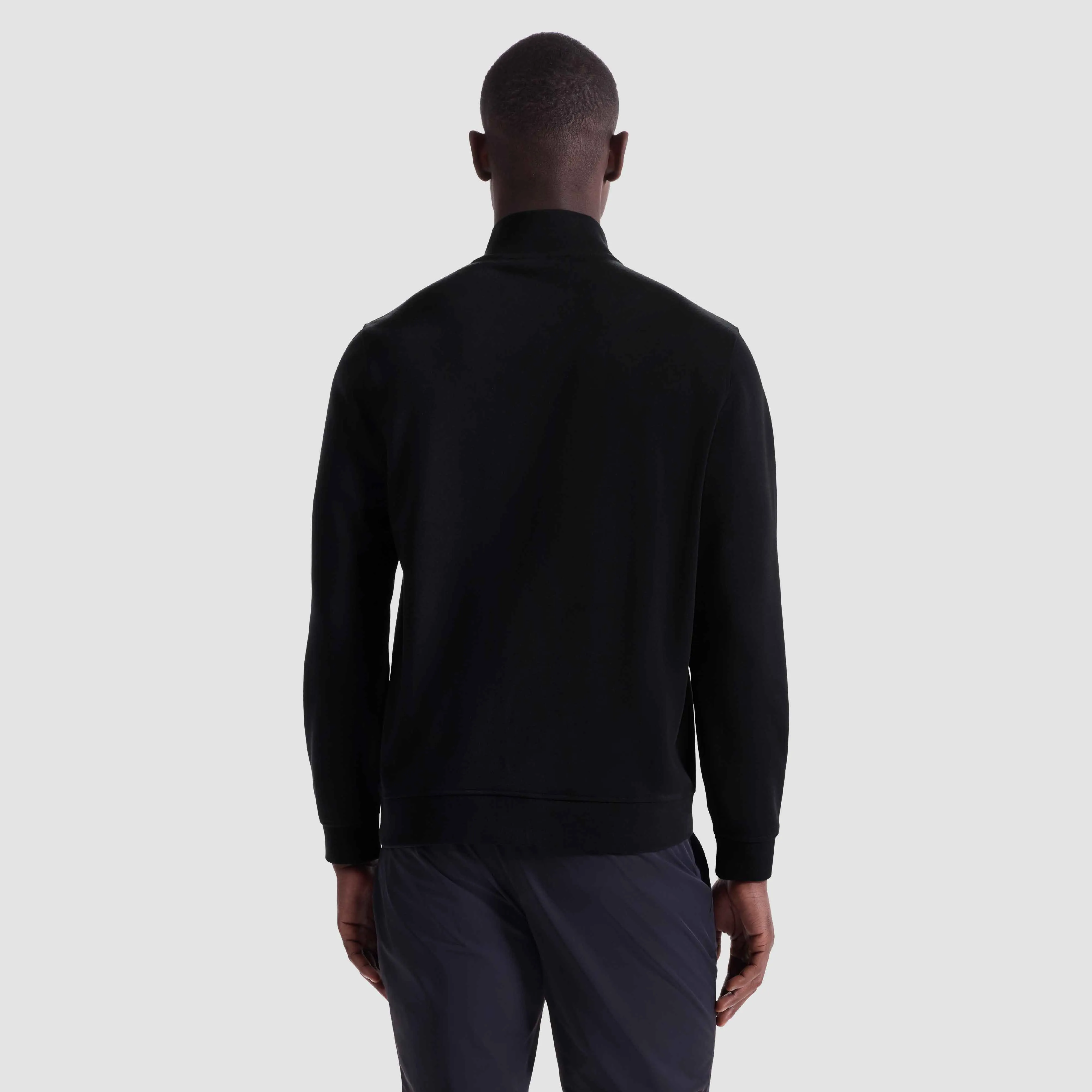 Basketweave Performance Quarter Zip sold by Bugatchi product image thumbnail 4