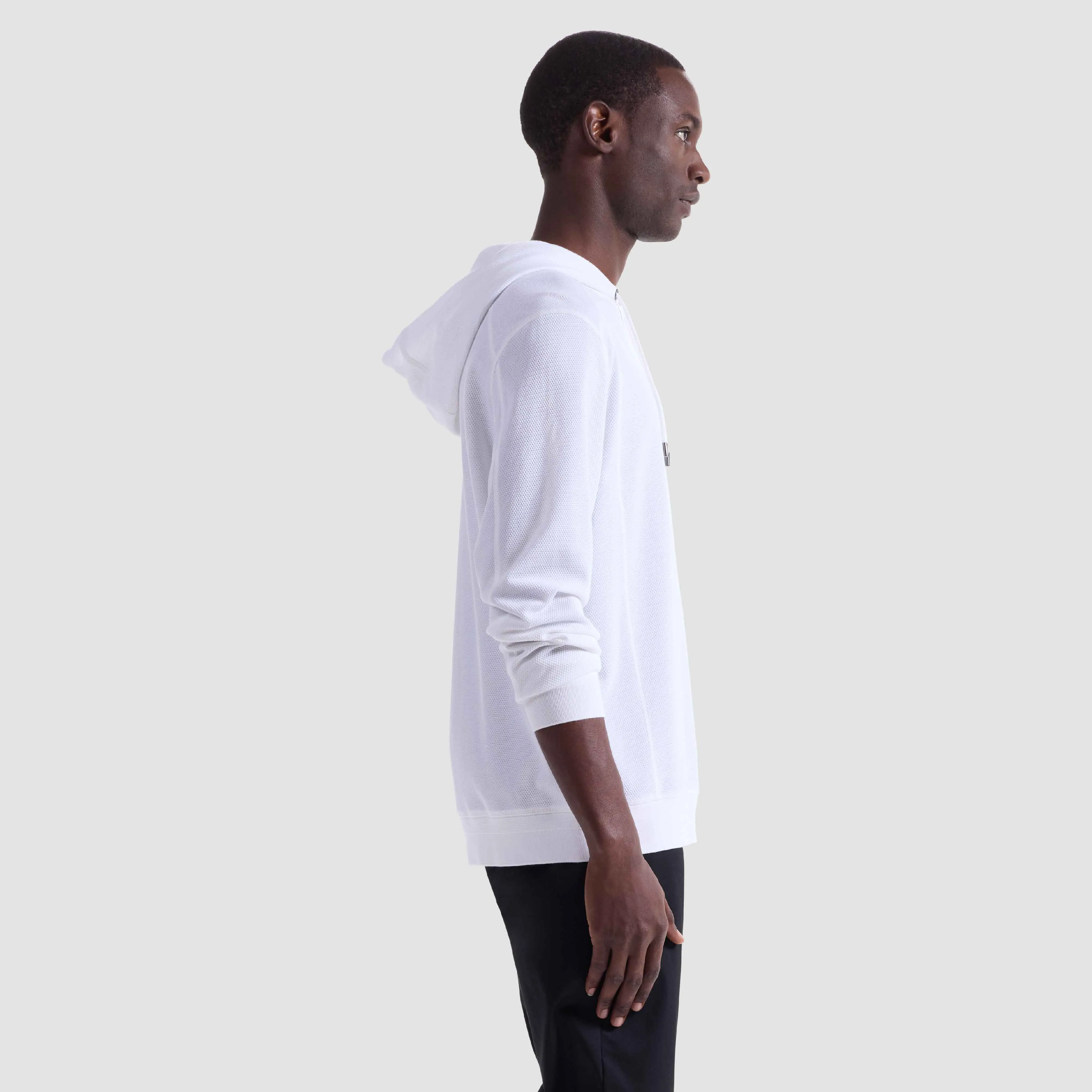 Pique Hoodie Pullover sold by Bugatchi product image thumbnail 3