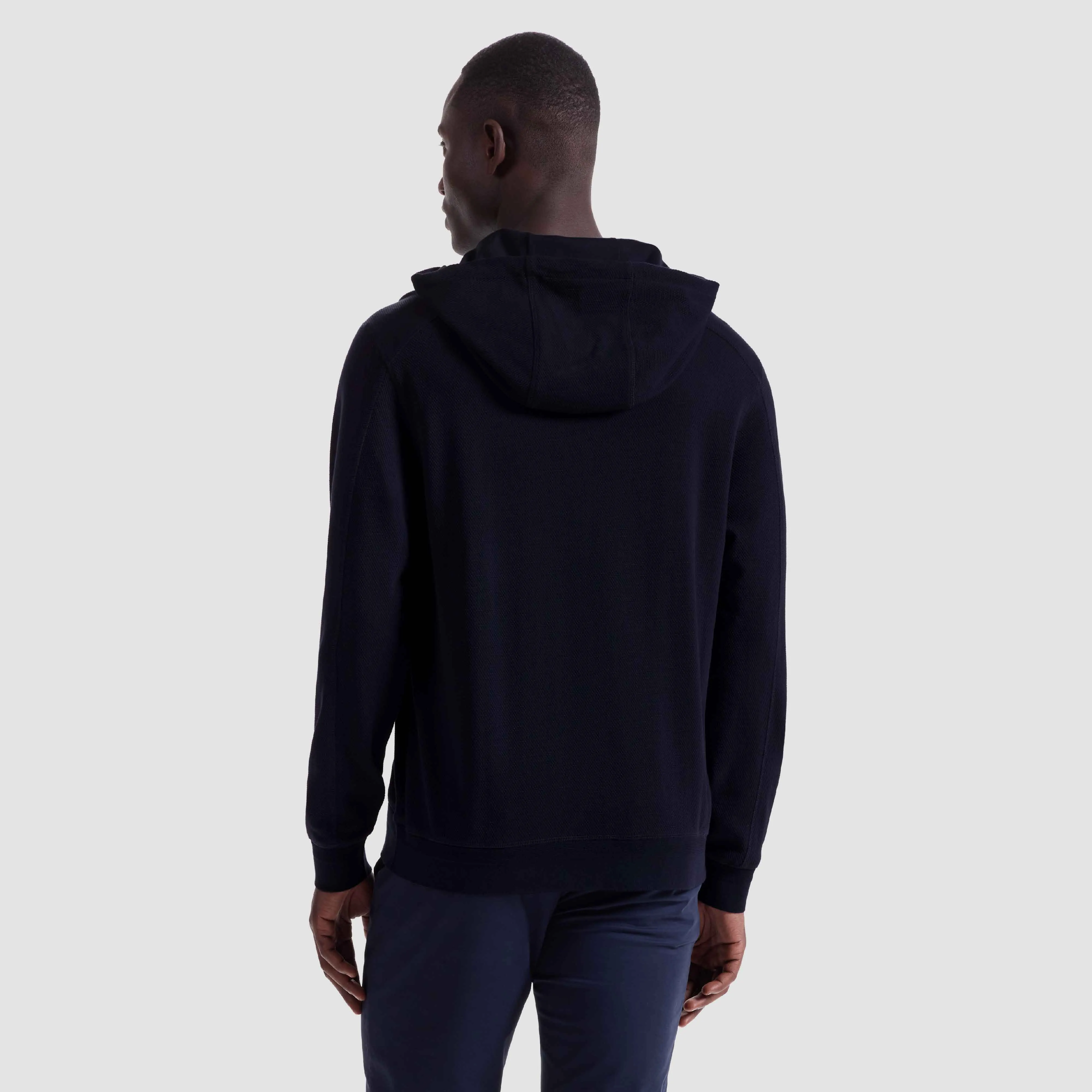 Pique Hoodie Pullover sold by Bugatchi product image thumbnail 4