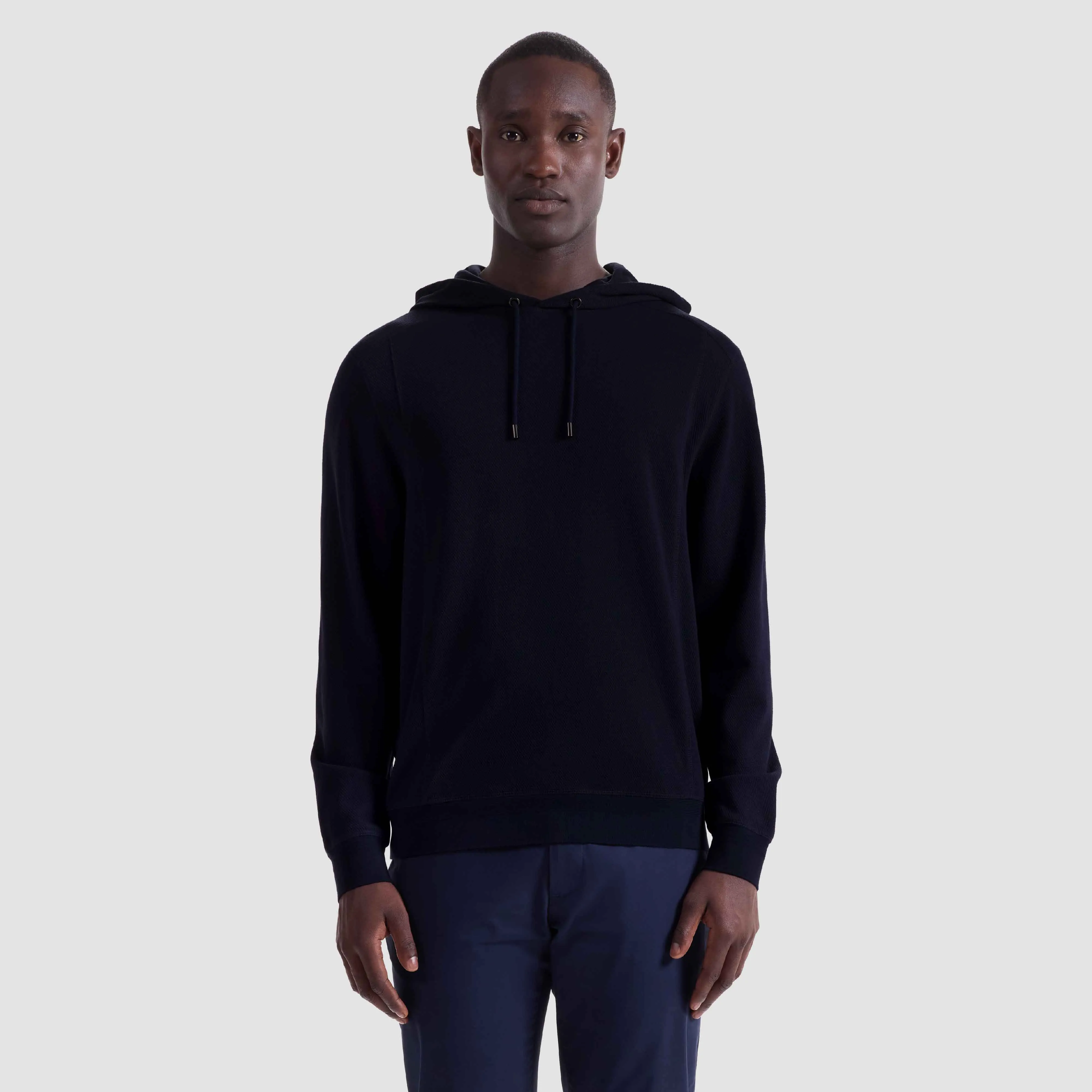 Pique Hoodie Pullover sold by Bugatchi product image thumbnail 2