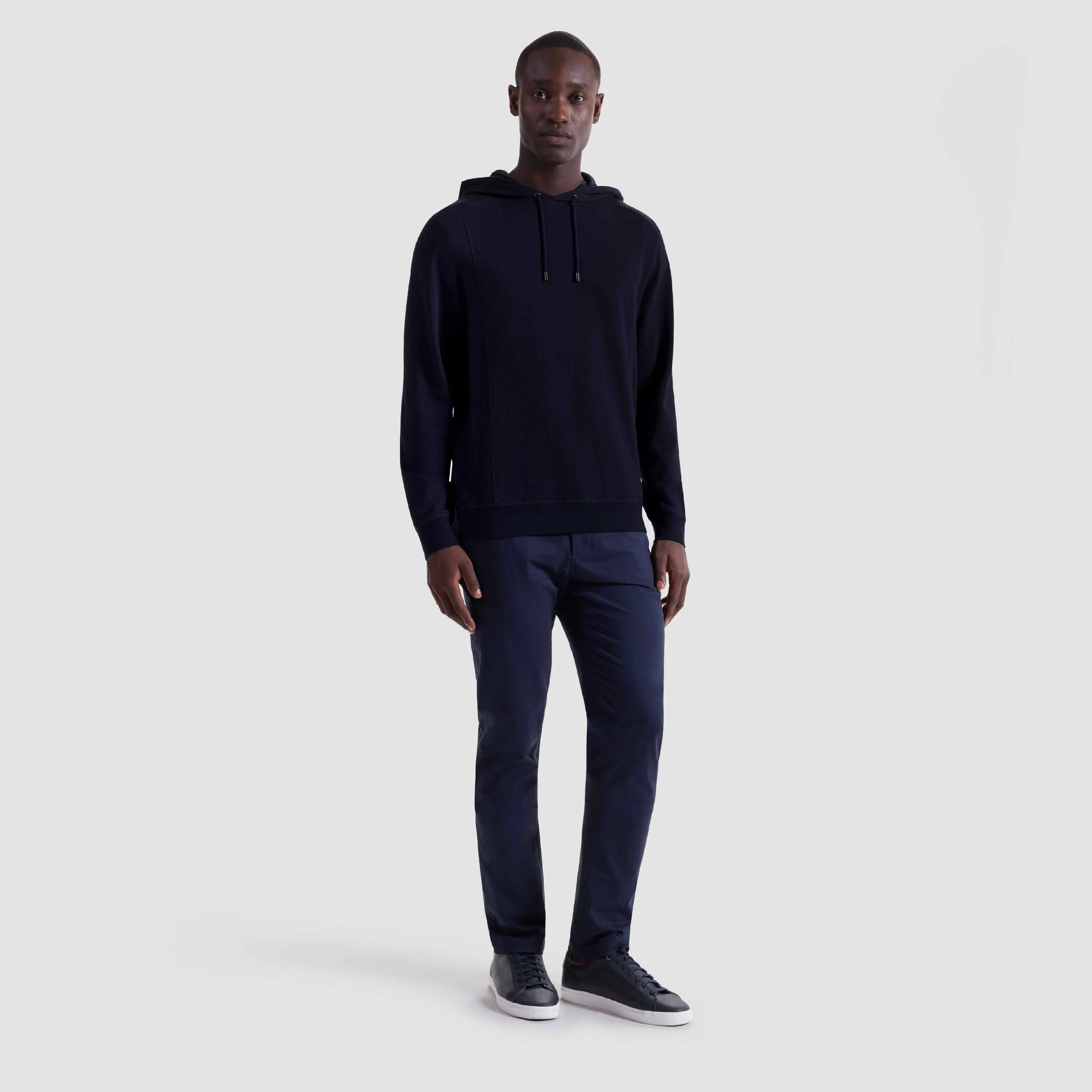 Pique Hoodie Pullover sold by Bugatchi product image thumbnail 5