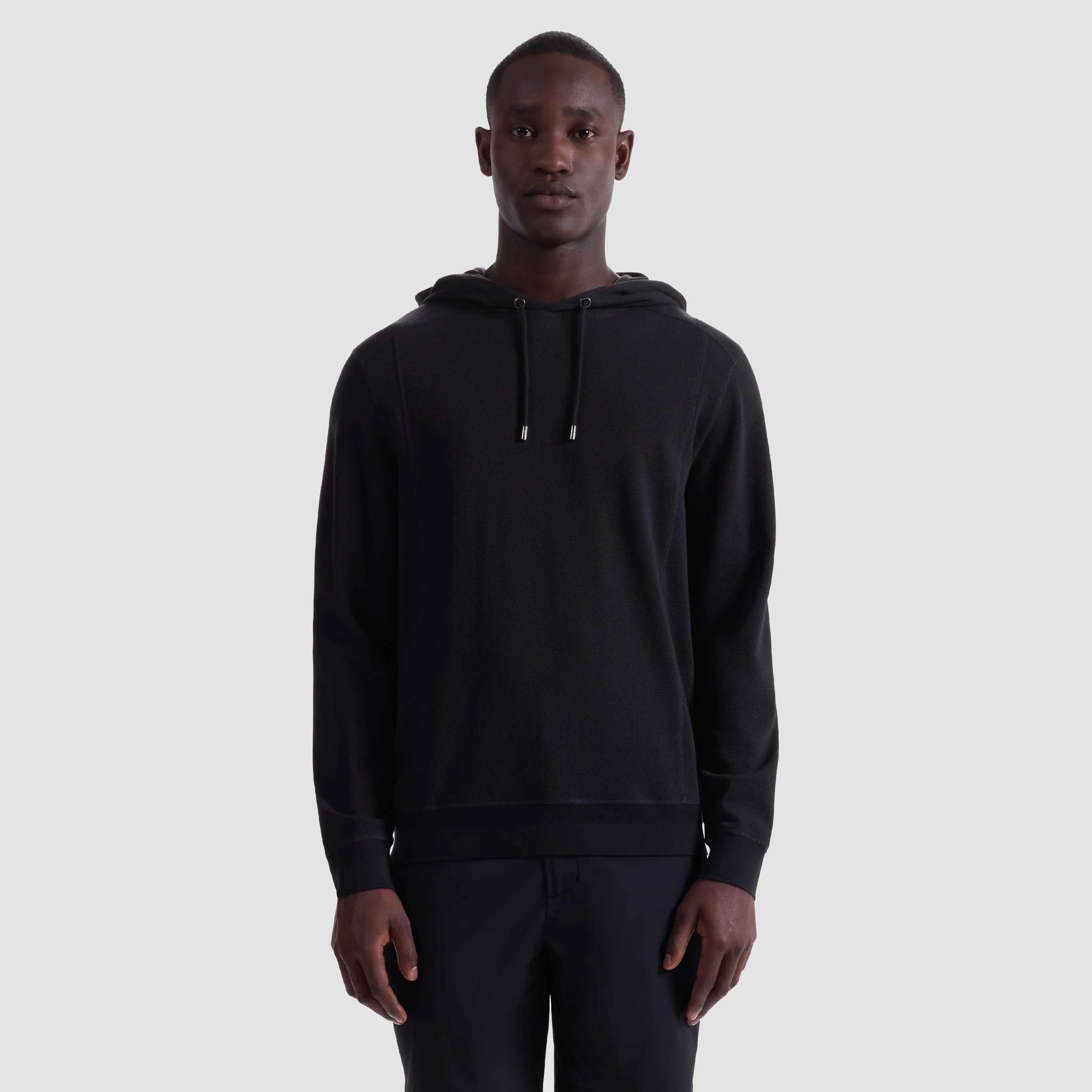 Pique Hoodie Pullover sold by Bugatchi product image thumbnail 2