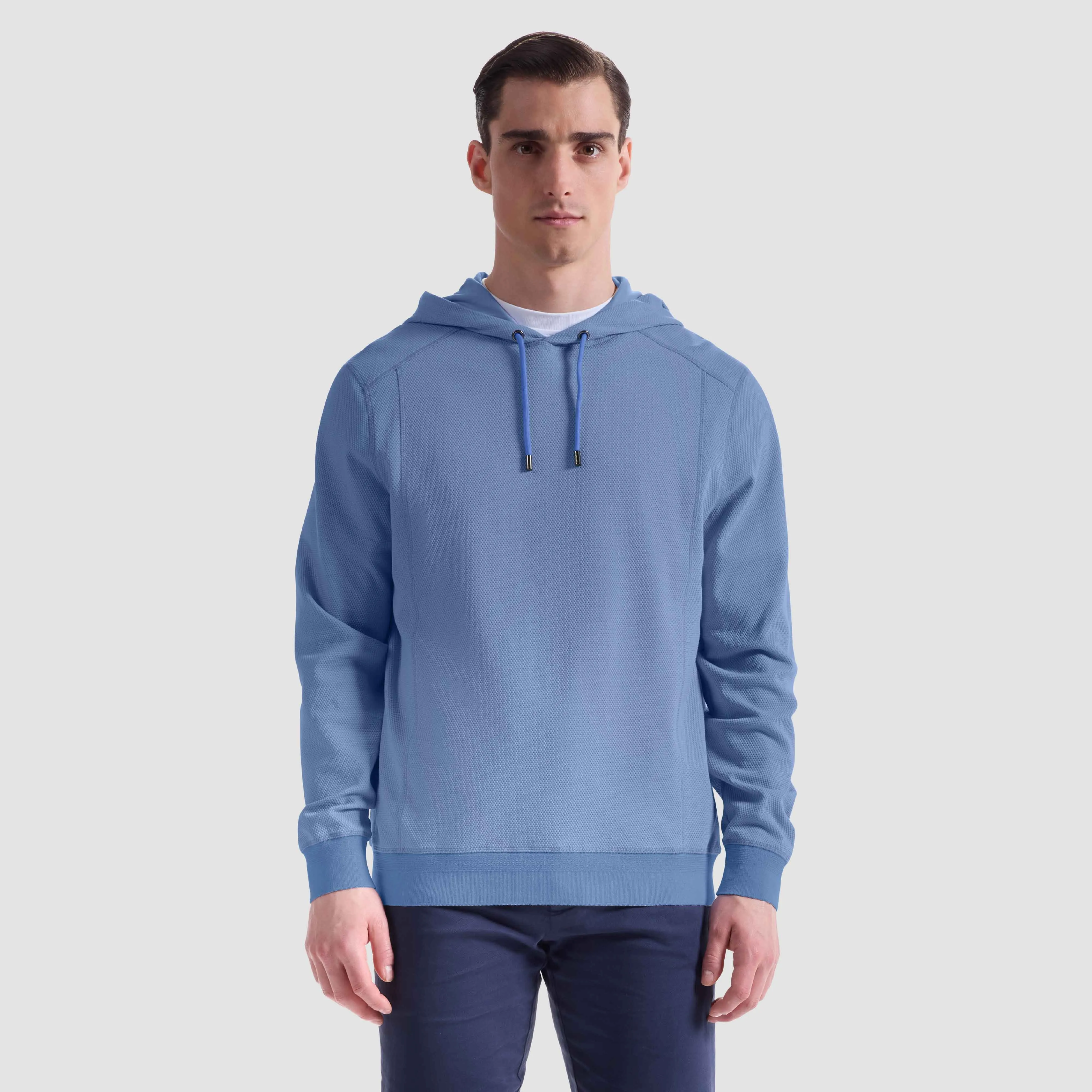 Pique Hoodie Pullover sold by Bugatchi product image thumbnail 2