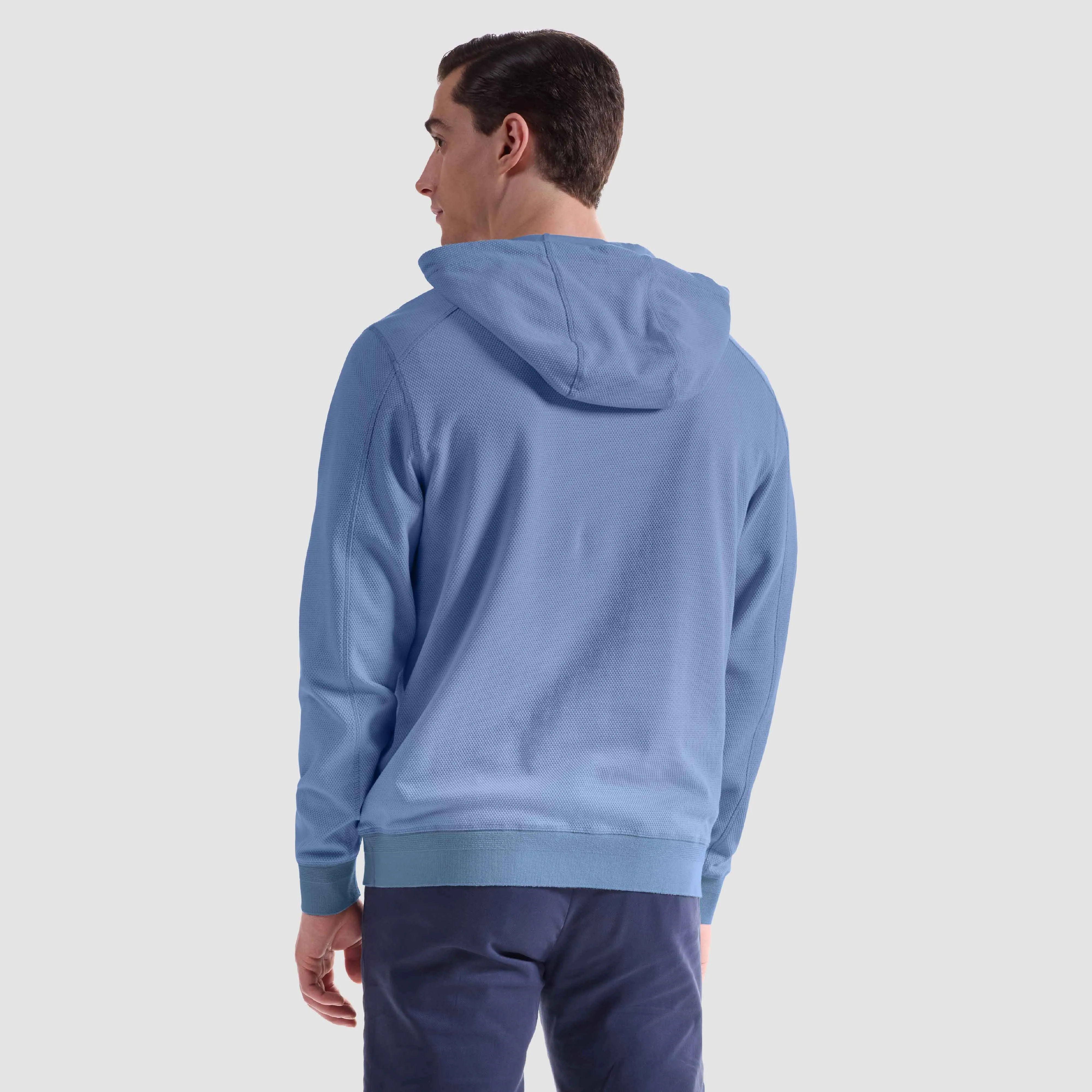 Pique Hoodie Pullover sold by Bugatchi product image thumbnail 4