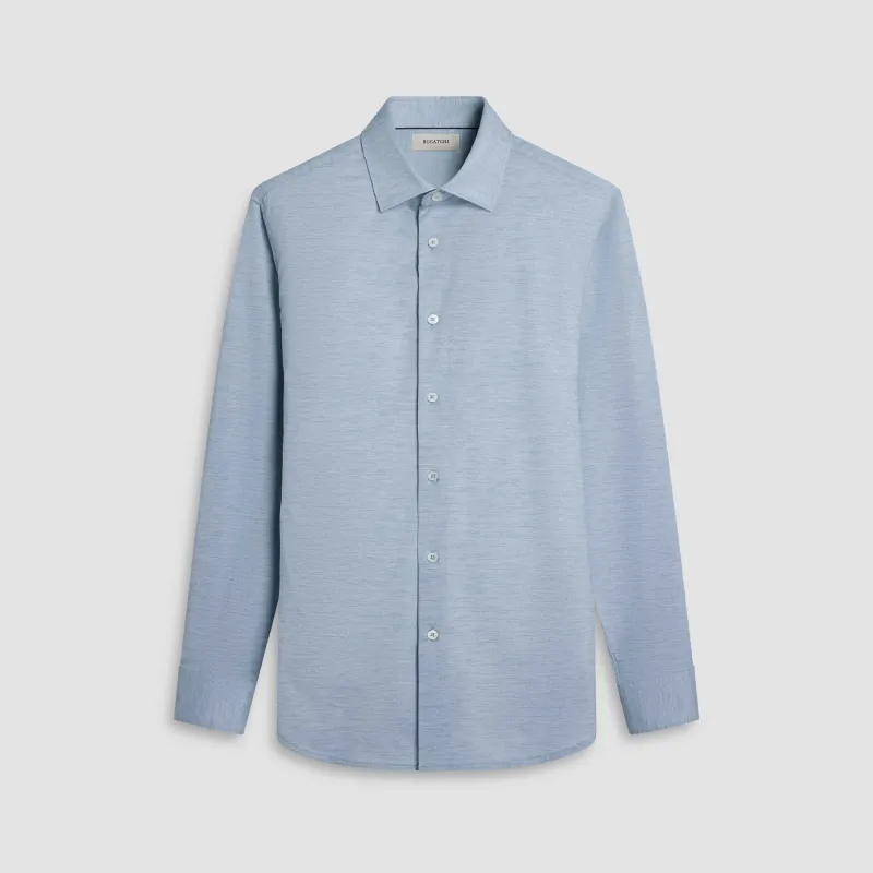 James Heathered OoohCotton Shirt sold by Bugatchi