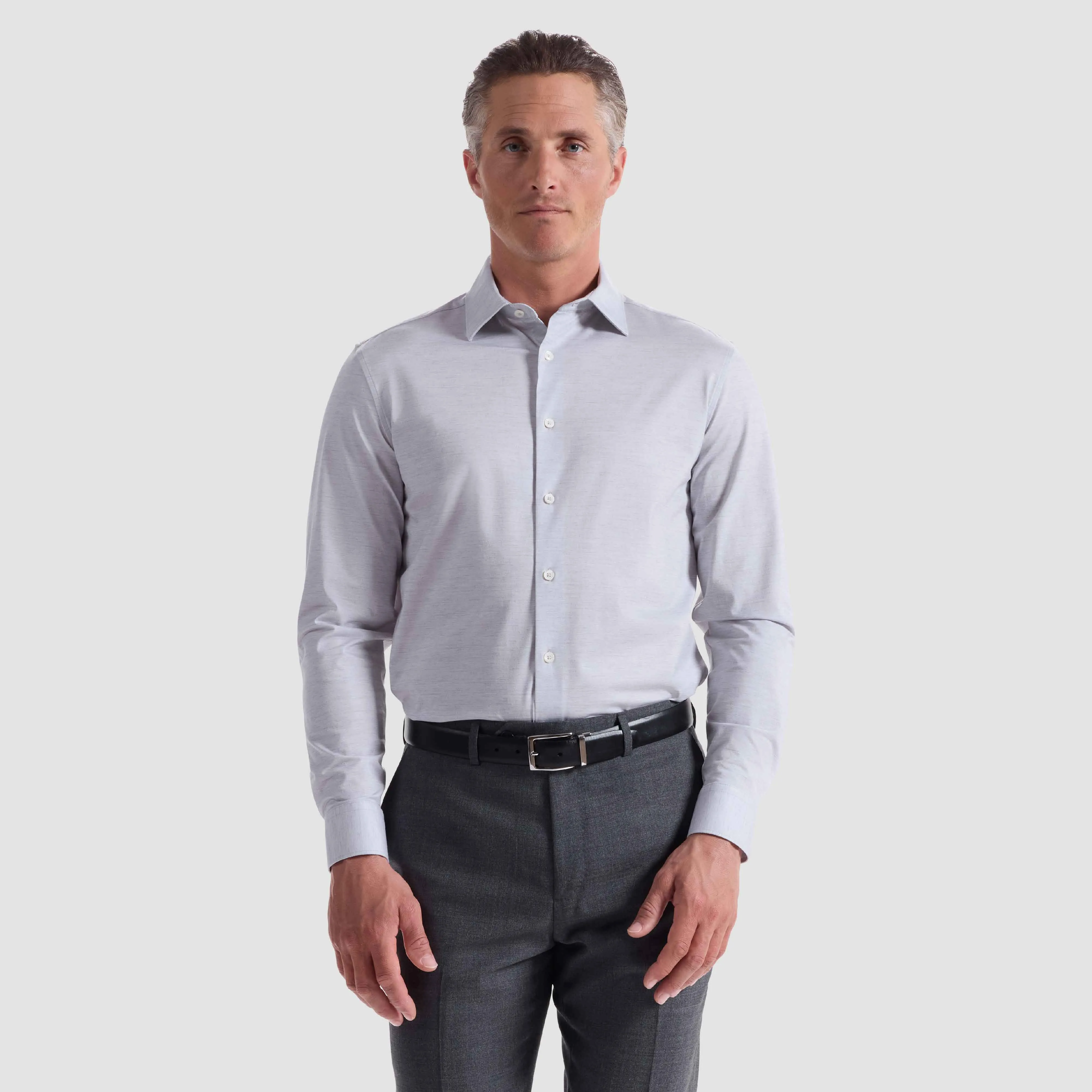 James Heathered OoohCotton Shirt sold by Bugatchi product image thumbnail 2