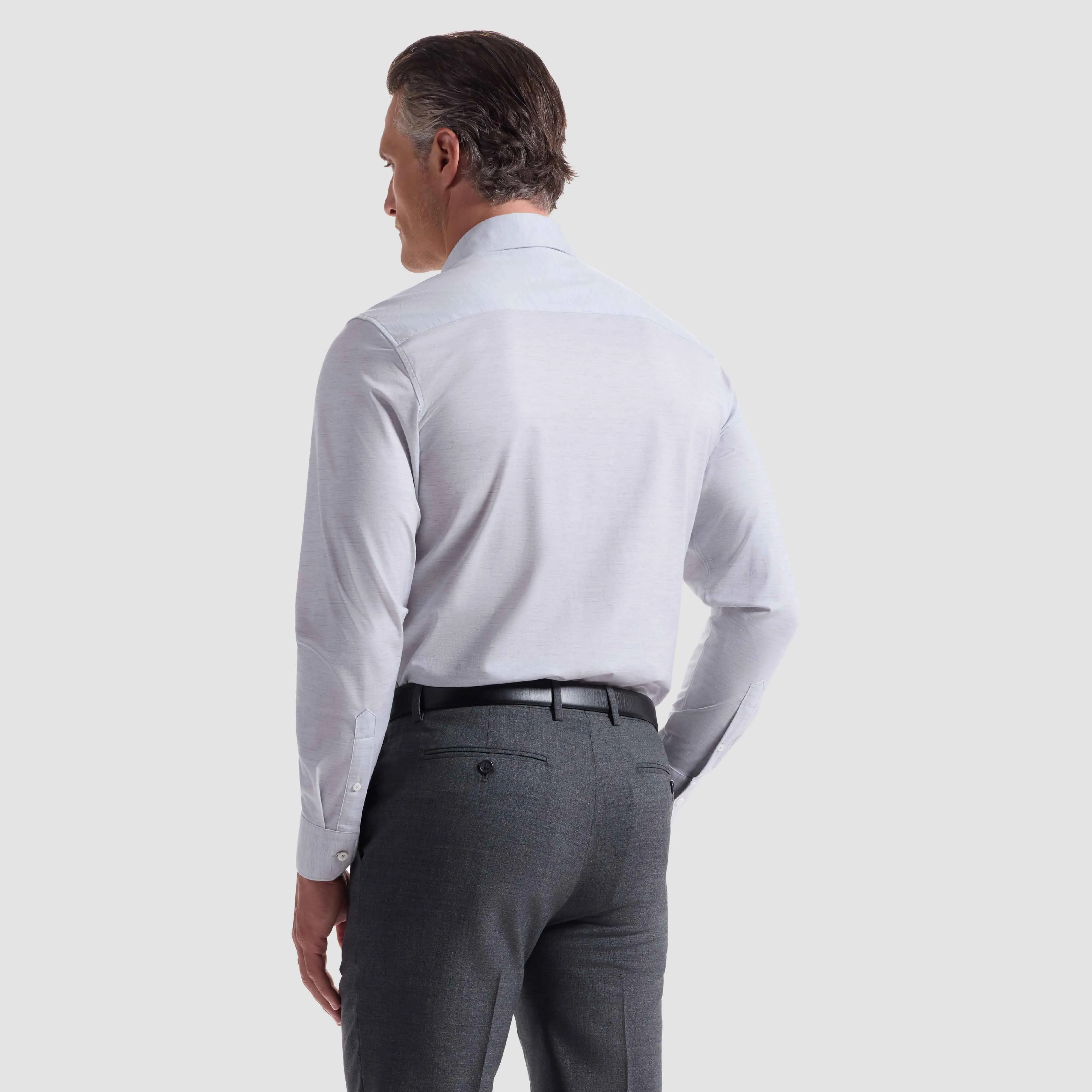 James Heathered OoohCotton Shirt sold by Bugatchi product image thumbnail 4