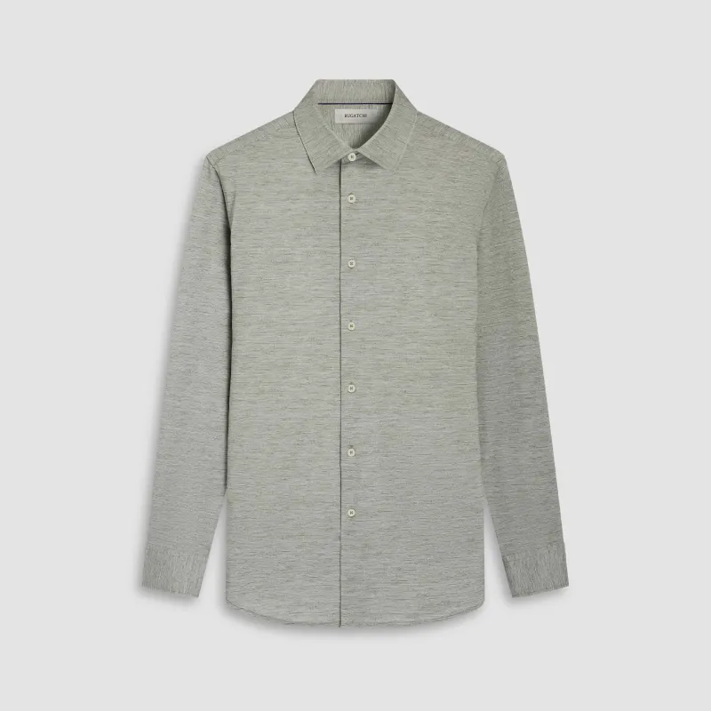 James Heathered OoohCotton Shirt sold by Bugatchi