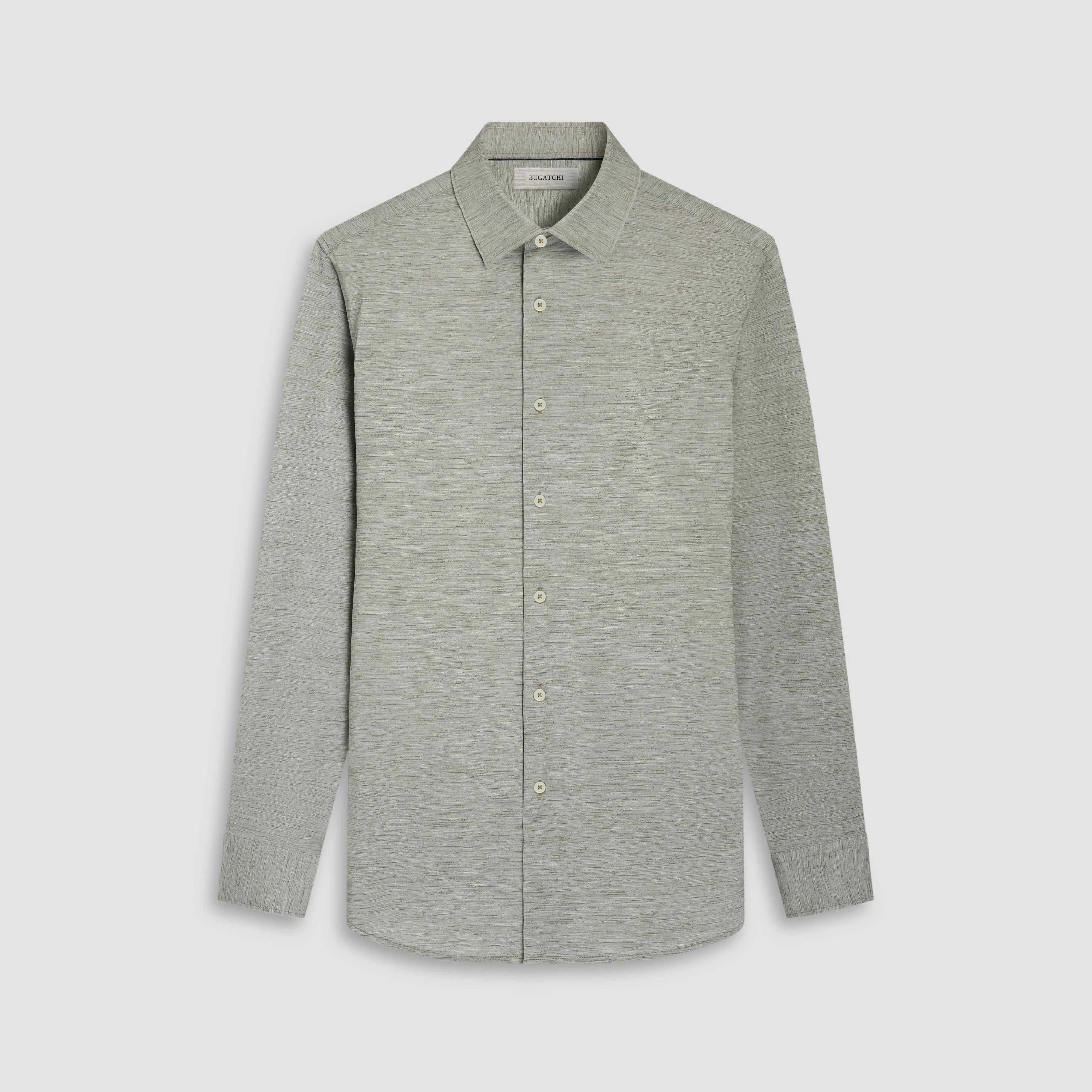 James Heathered OoohCotton Shirt sold by Bugatchi