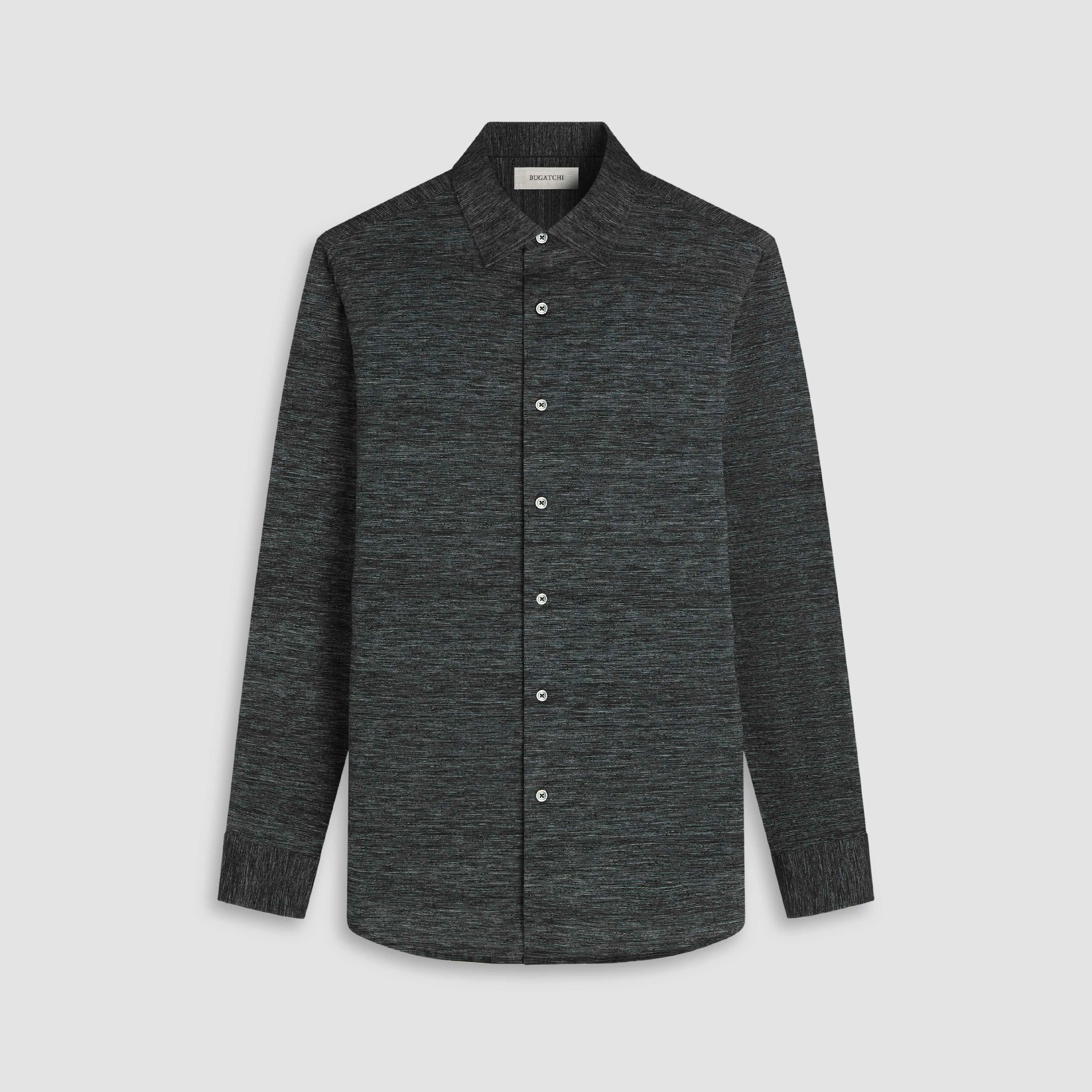 James Heathered OoohCotton Shirt sold by Bugatchi