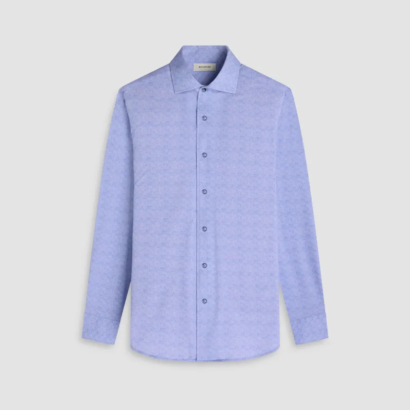 Devon Diamond Print OoohCotton Shirt sold by Bugatchi