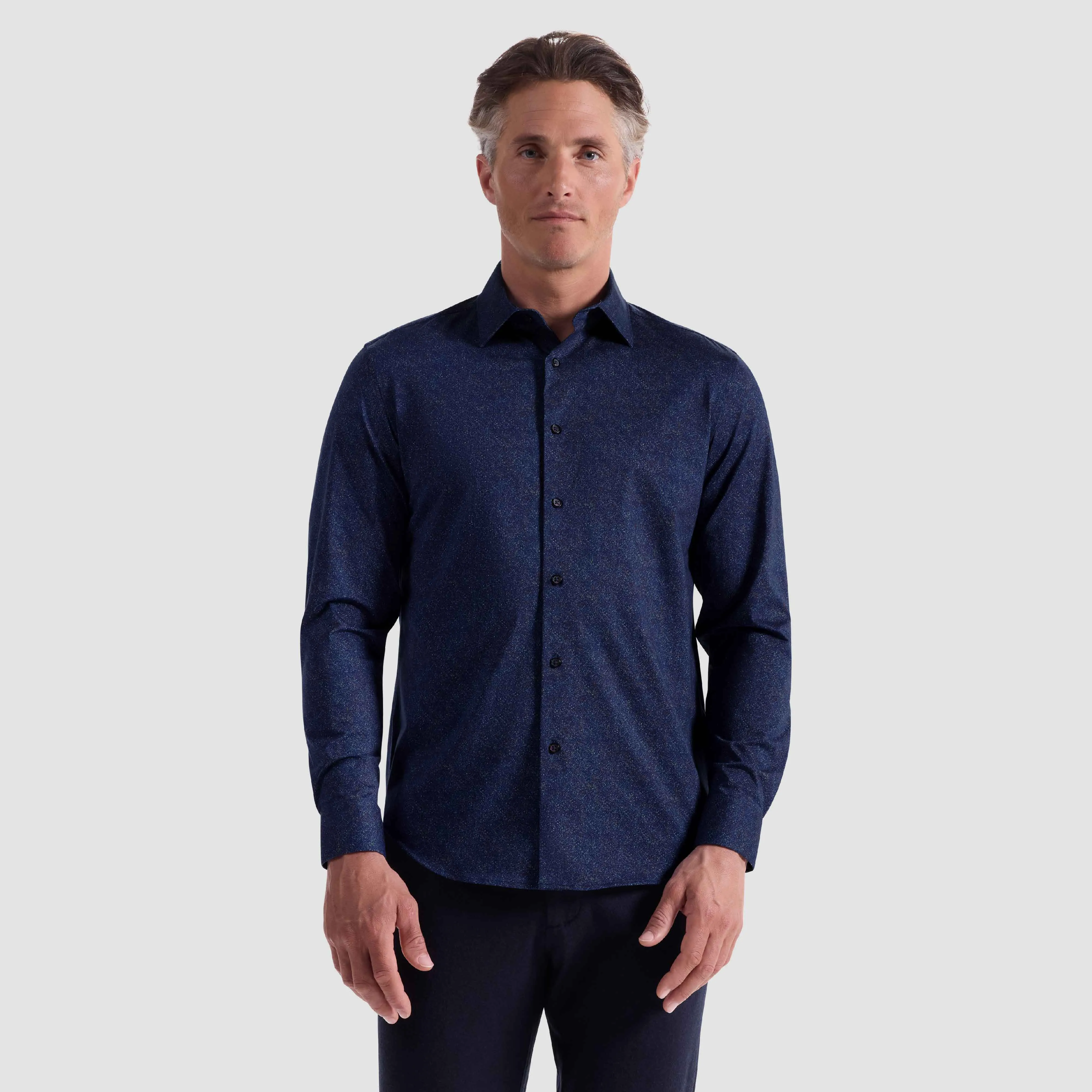 James Marbled OoohCotton Shirt sold by Bugatchi product image thumbnail 2