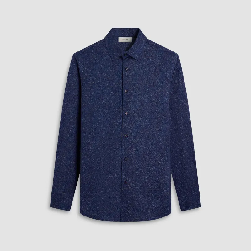 James Marbled OoohCotton Shirt sold by Bugatchi