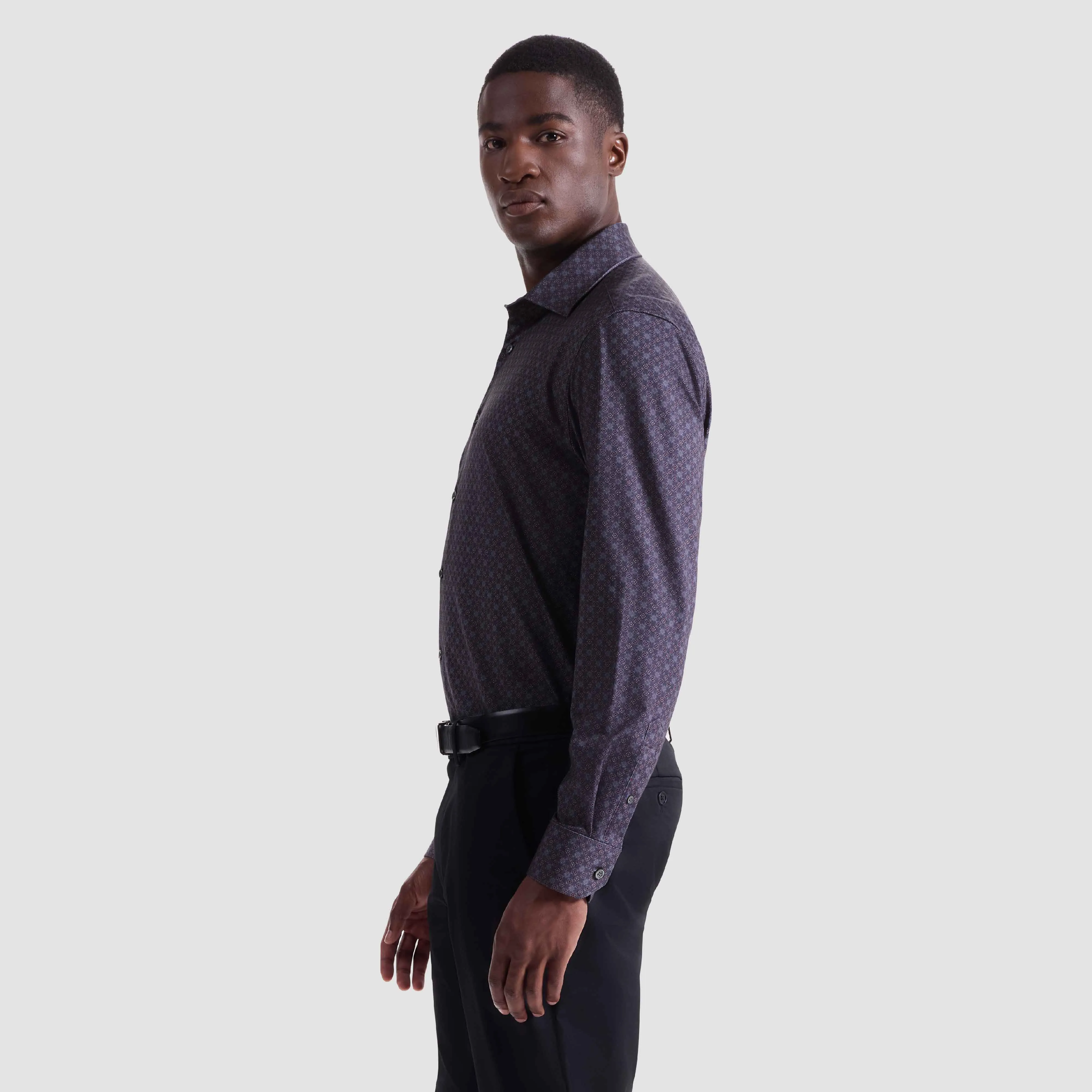 James Floral Print OoohCotton Shirt sold by Bugatchi product image thumbnail 3