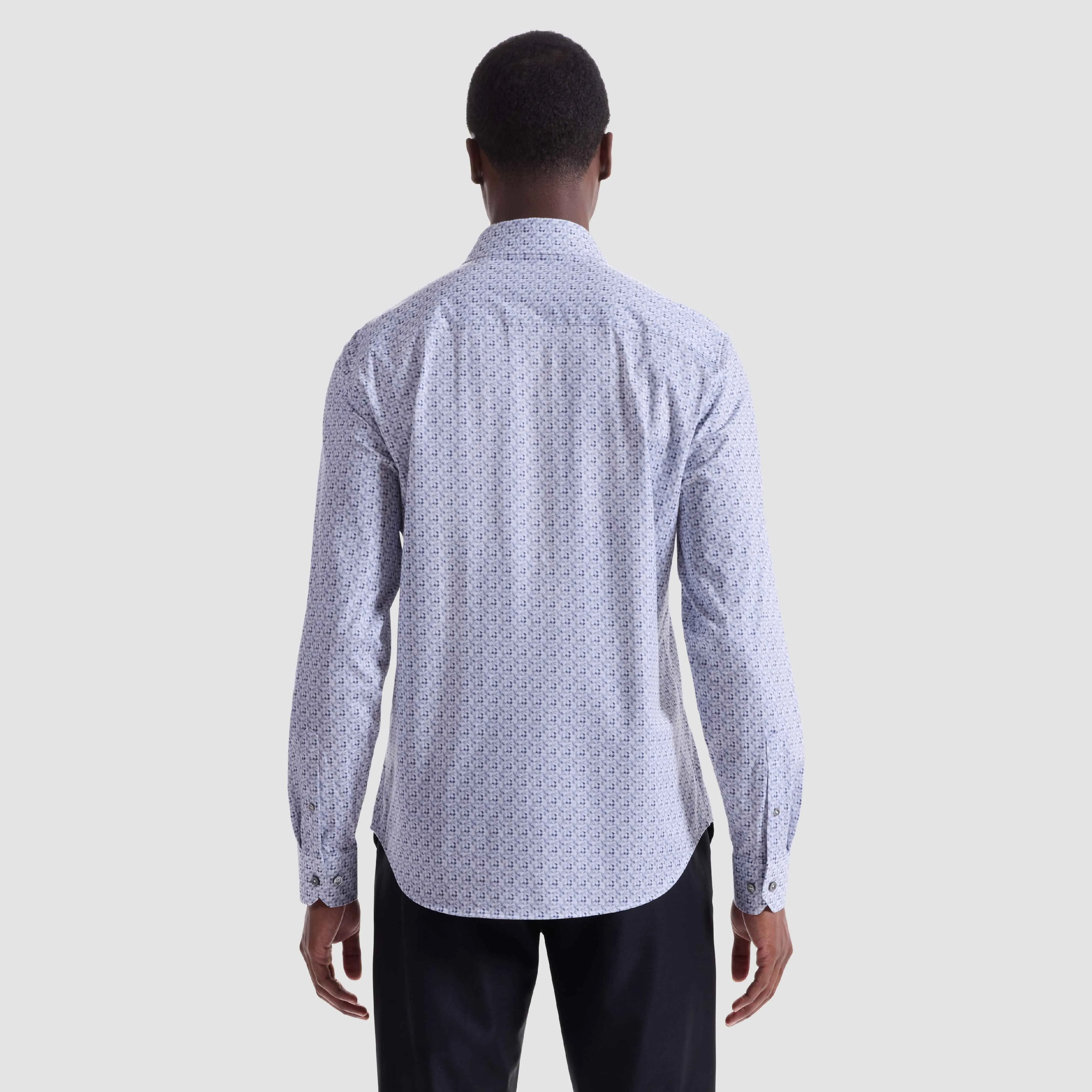 James Floral Check OoohCotton Shirt sold by Bugatchi product image thumbnail 4