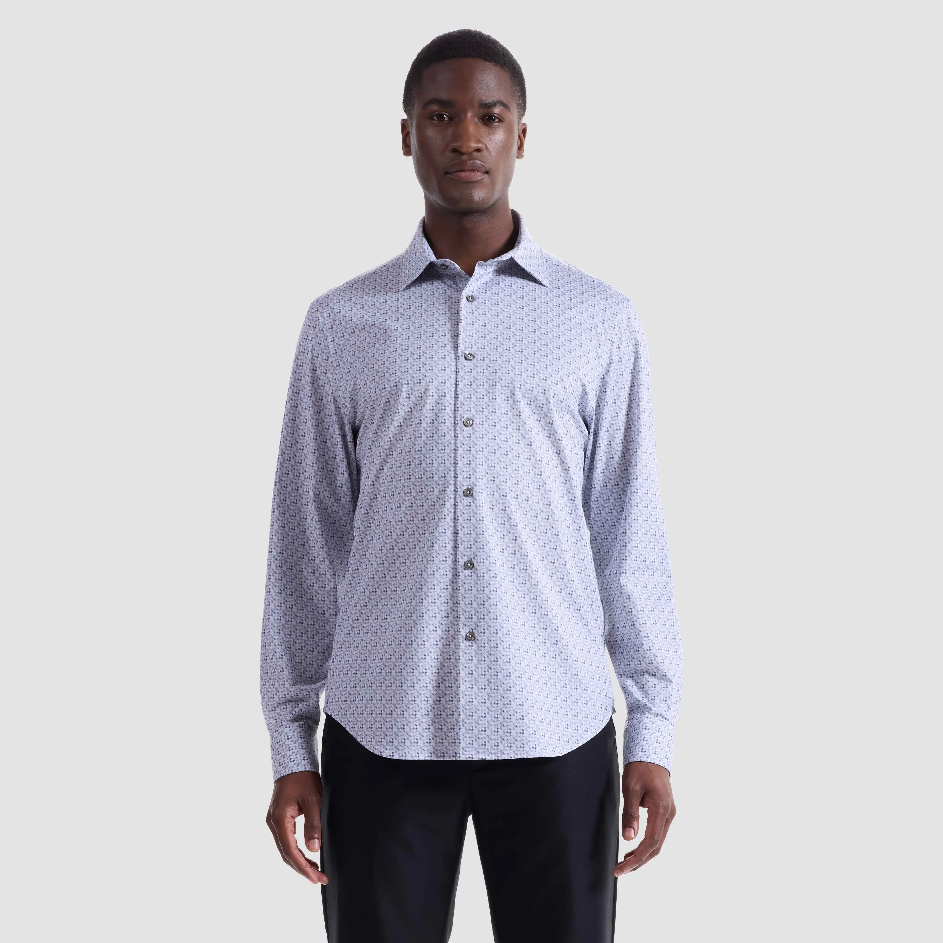 James Floral Check OoohCotton Shirt sold by Bugatchi product image thumbnail 2