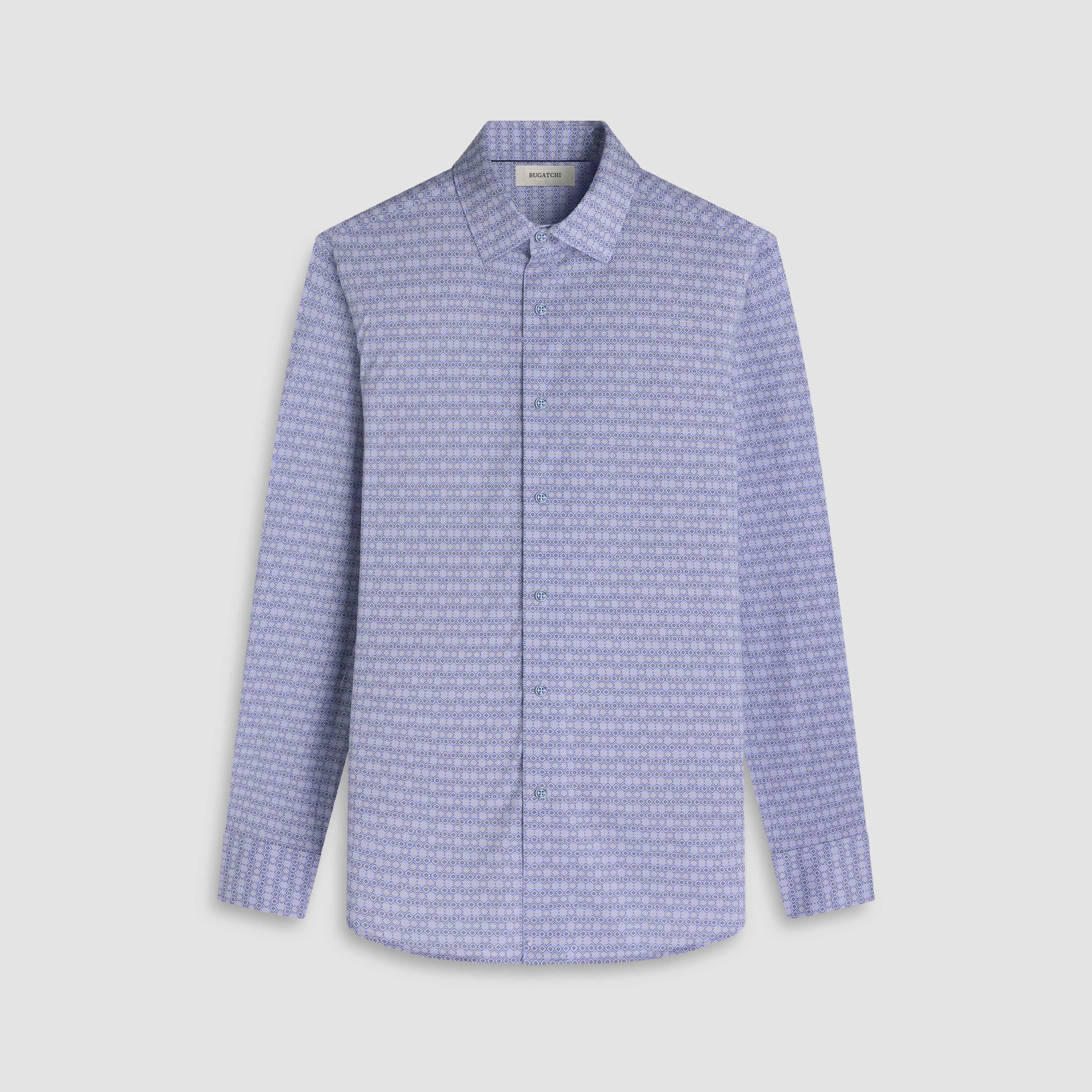 James Geometric OoohCotton Shirt sold by Bugatchi