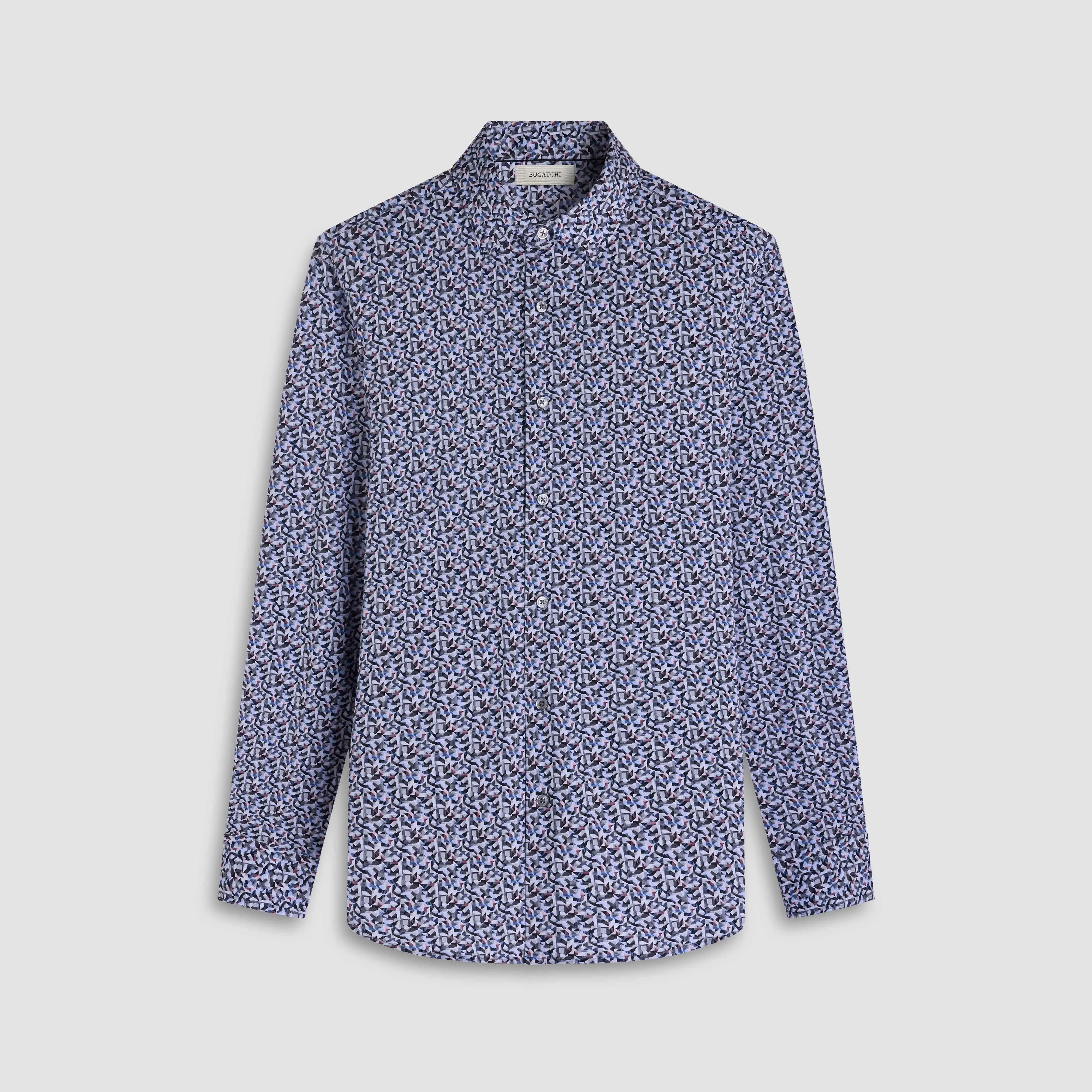 James Geometric OoohCotton Shirt sold by Bugatchi