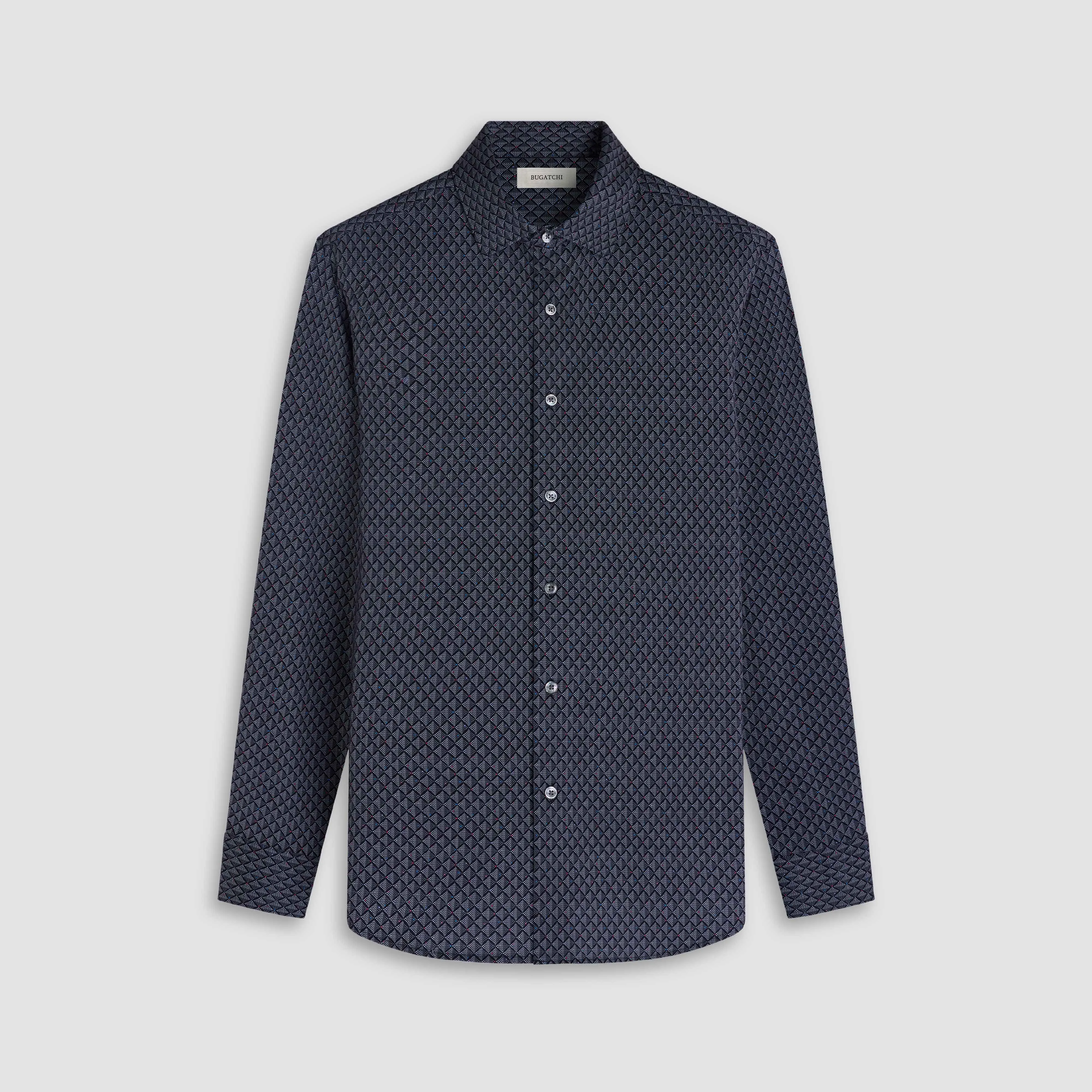 James Geometric OoohCotton Shirt sold by Bugatchi