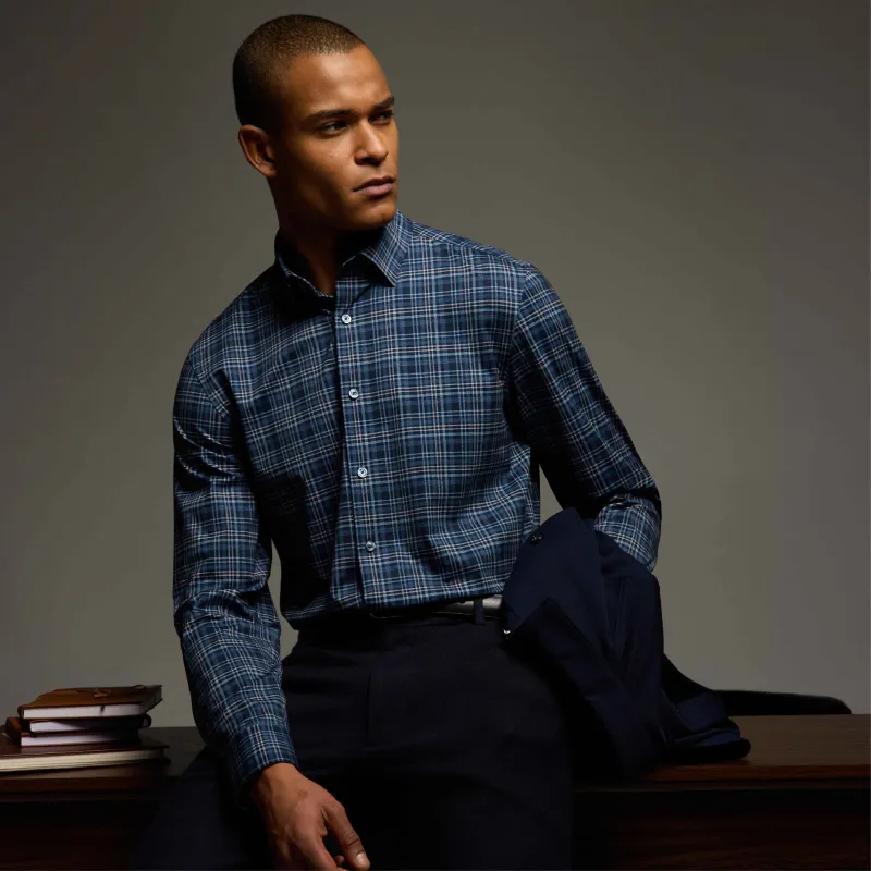 Jules Plaid OoohCotton Shirt sold by Bugatchi
