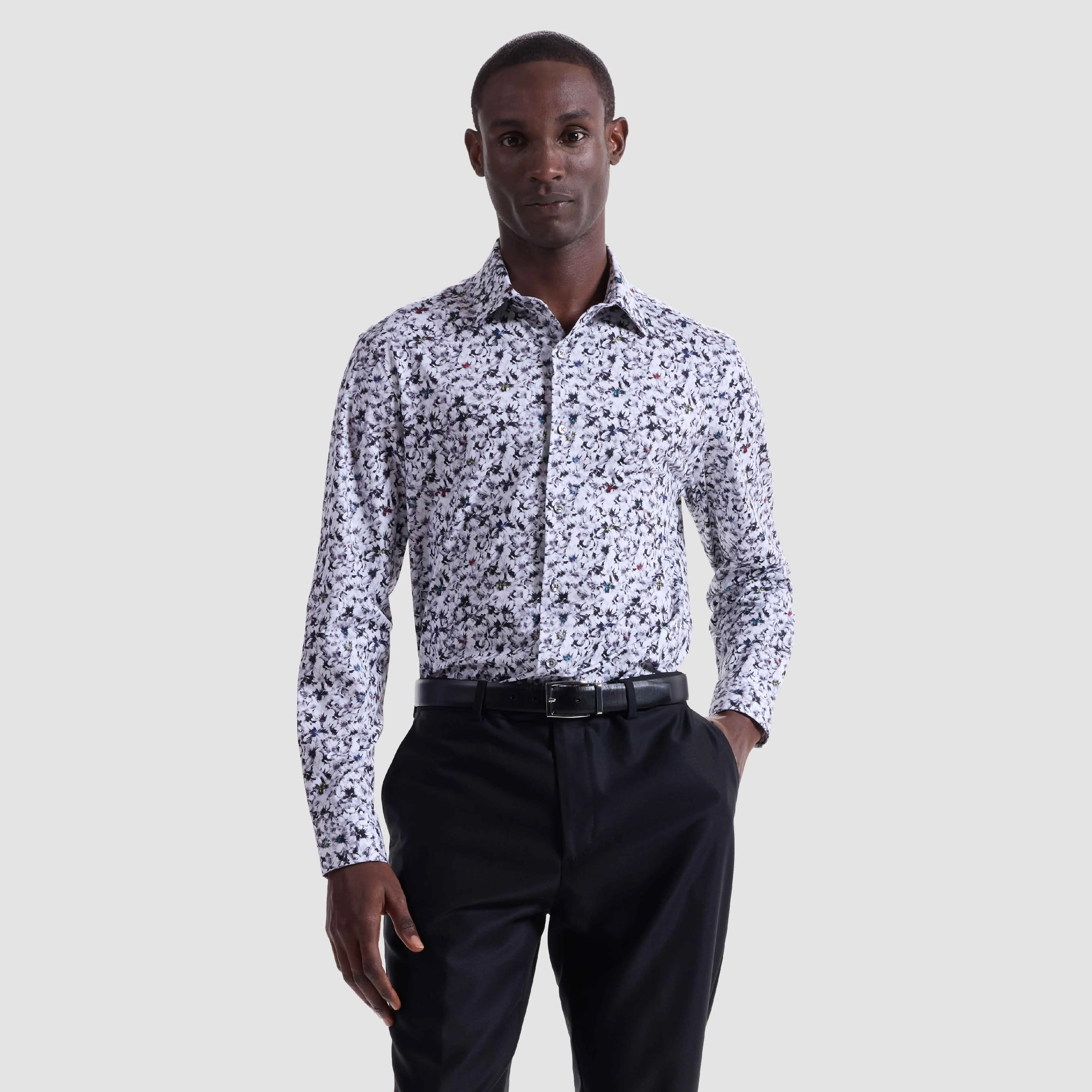 James Floral OoohCotton Shirt sold by Bugatchi product image thumbnail 3