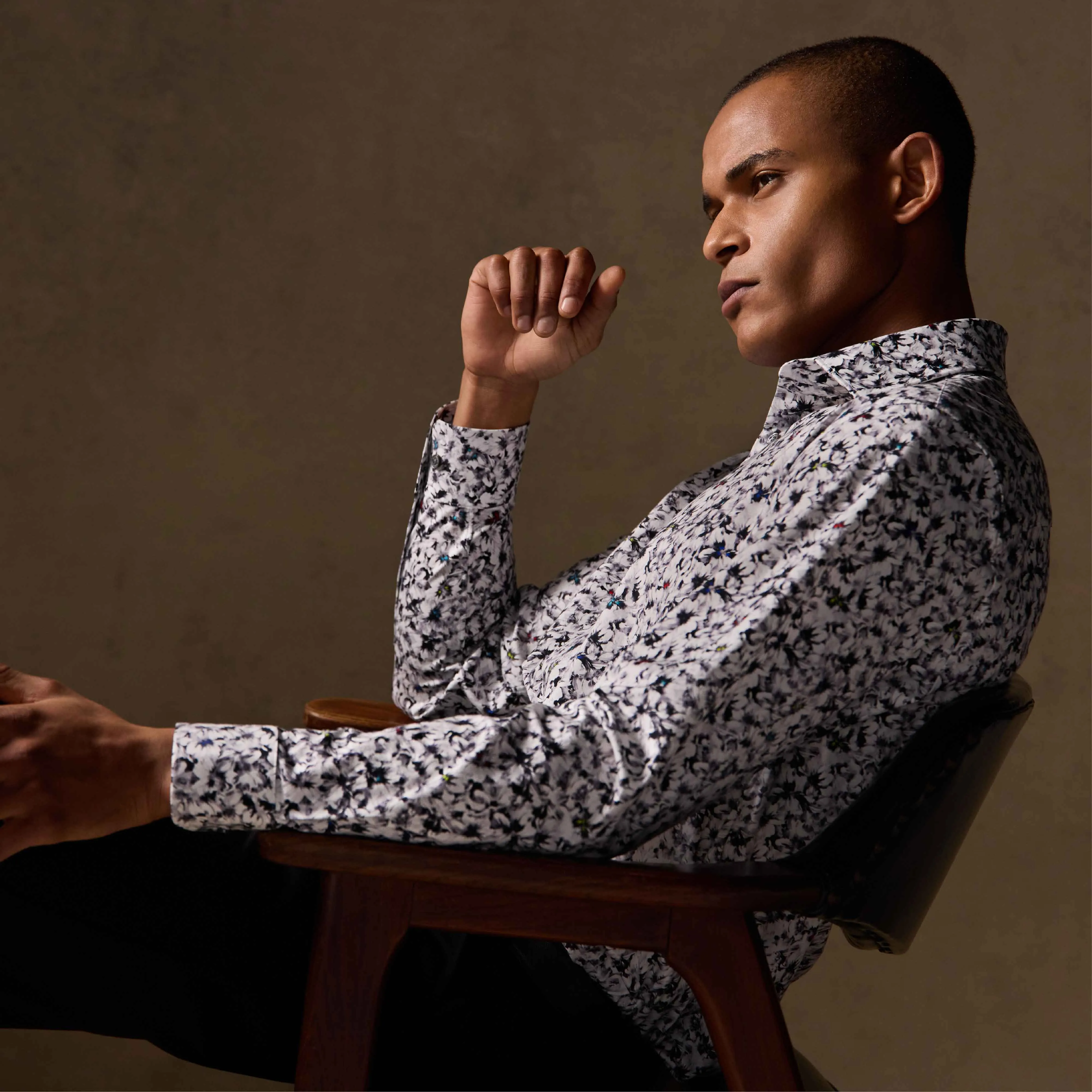 James Floral OoohCotton Shirt sold by Bugatchi