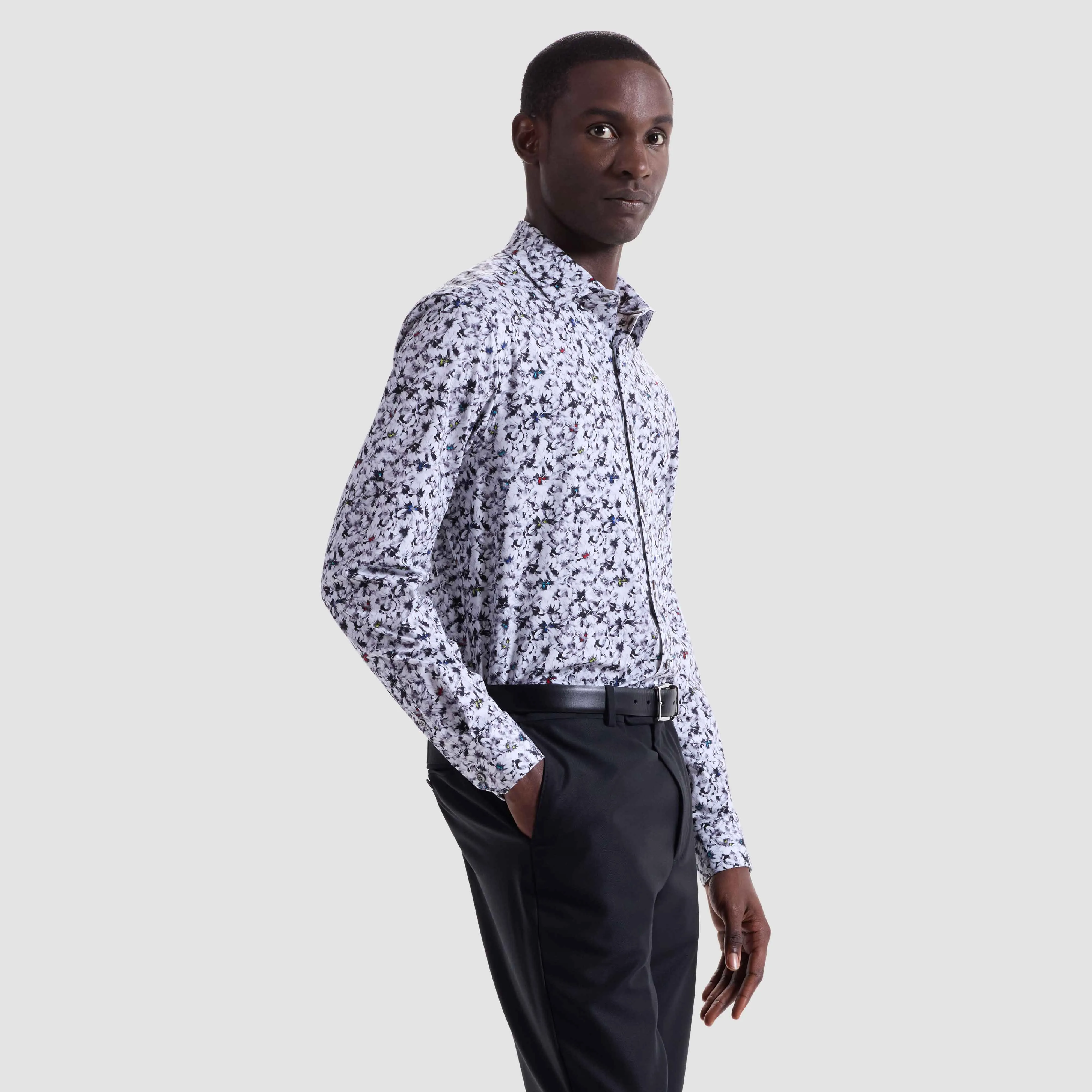 James Floral OoohCotton Shirt sold by Bugatchi product image thumbnail 4