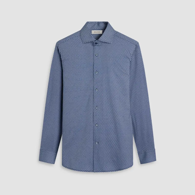 Devon Geometric OoohCotton Shirt sold by Bugatchi