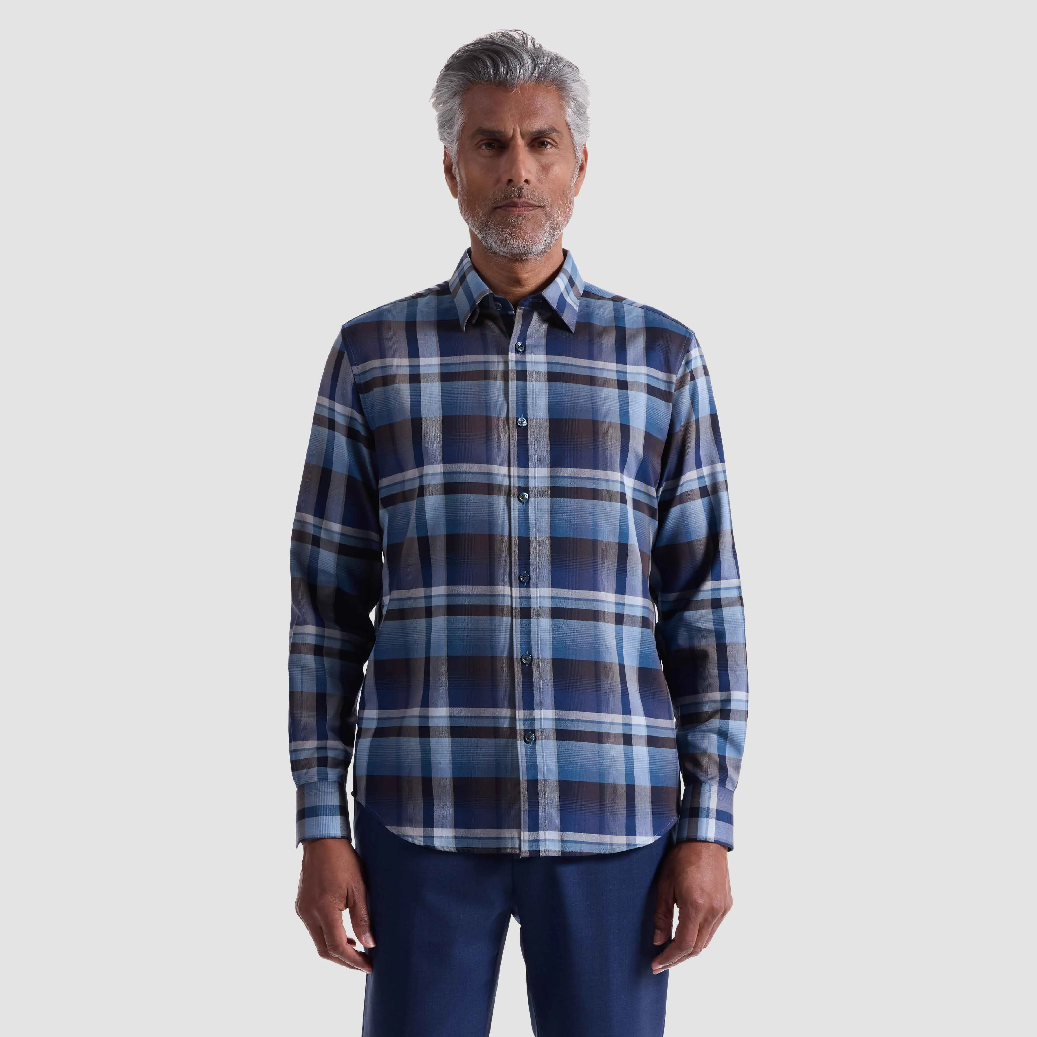 Karl Plaid Shirt sold by Bugatchi product image thumbnail 2