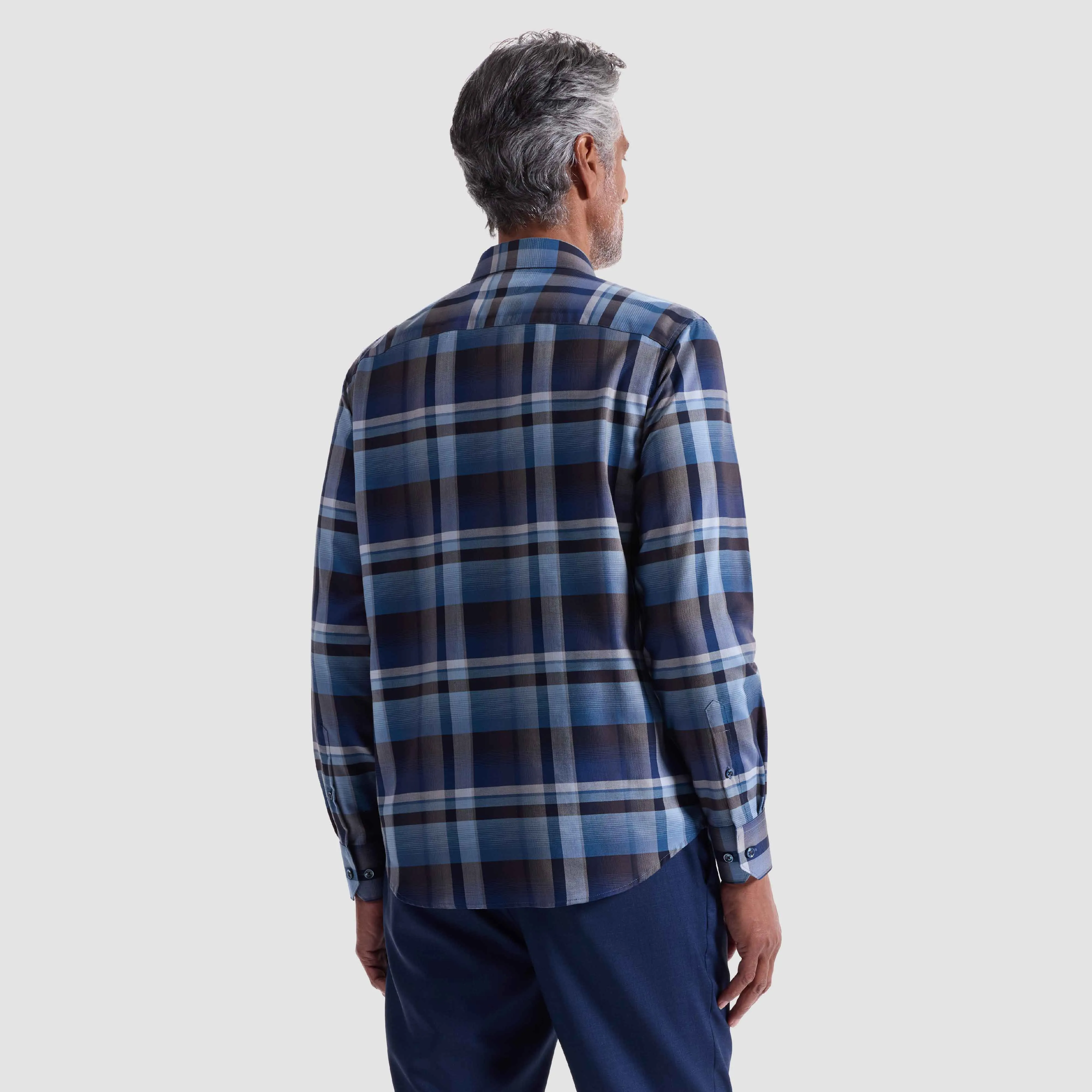 Karl Plaid Shirt sold by Bugatchi product image thumbnail 4