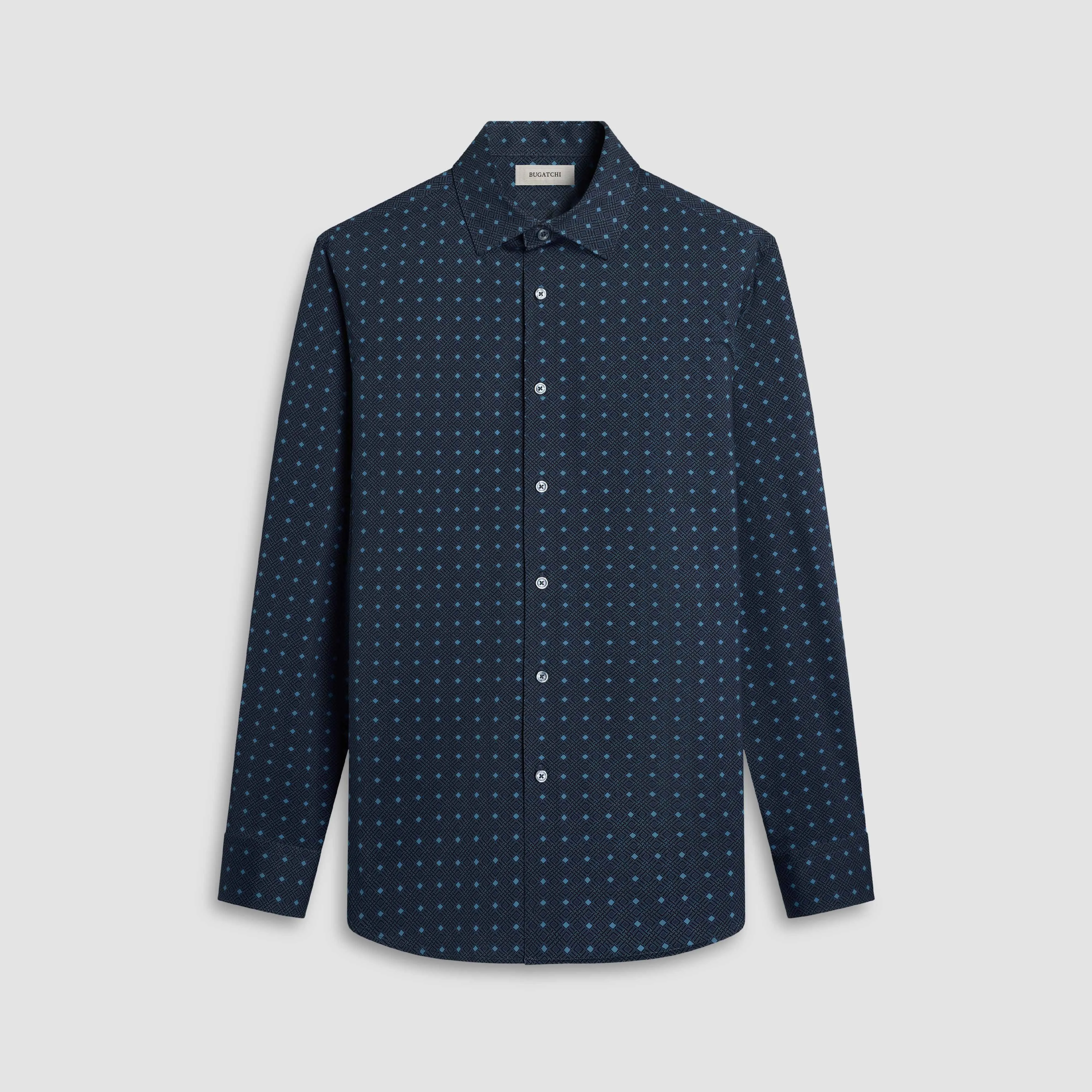 James Geometric OoohCotton Shirt sold by Bugatchi