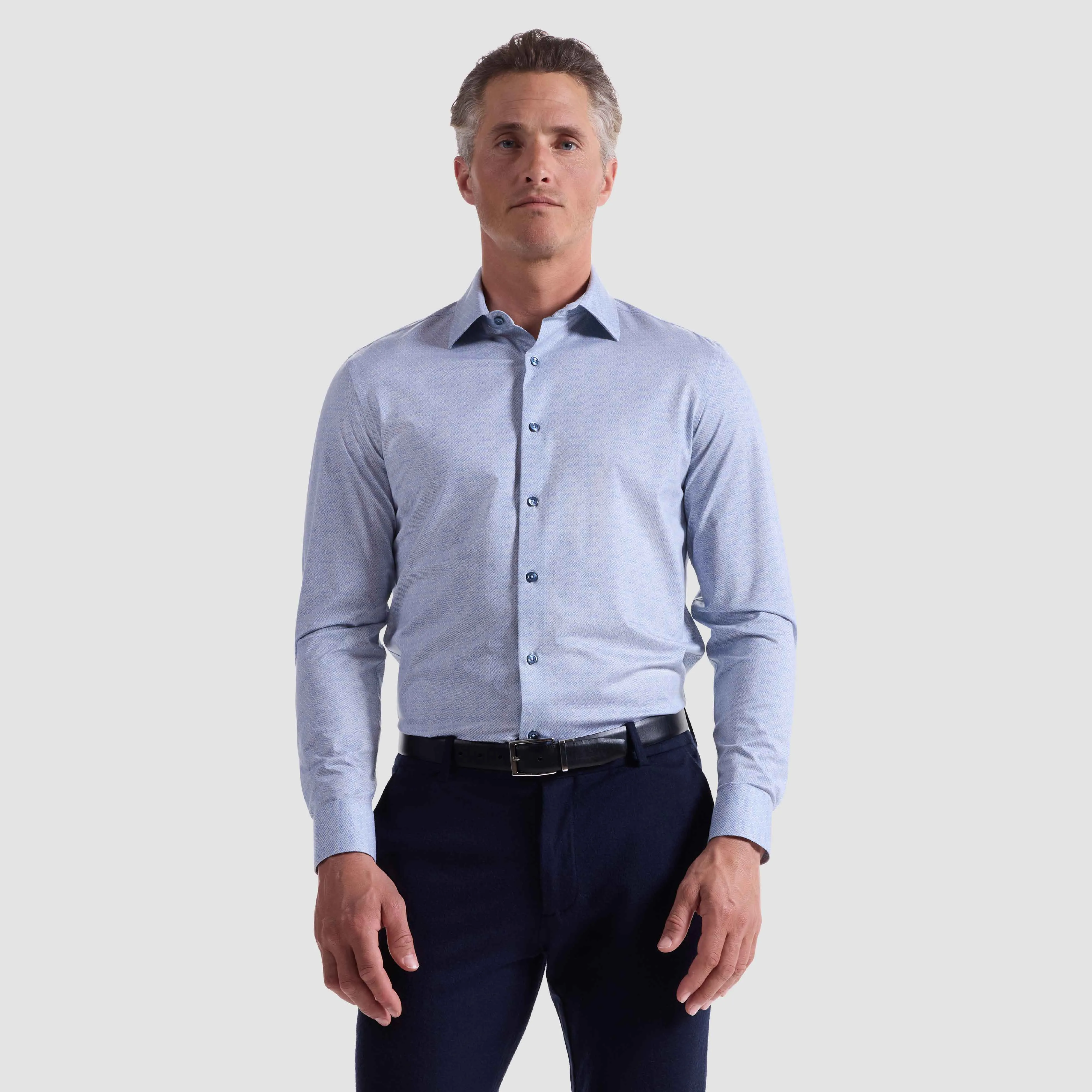 James Geometric OoohCotton Shirt sold by Bugatchi product image thumbnail 2