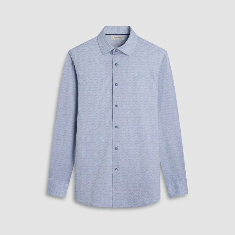James Geometric OoohCotton Shirt made by Bugatchi