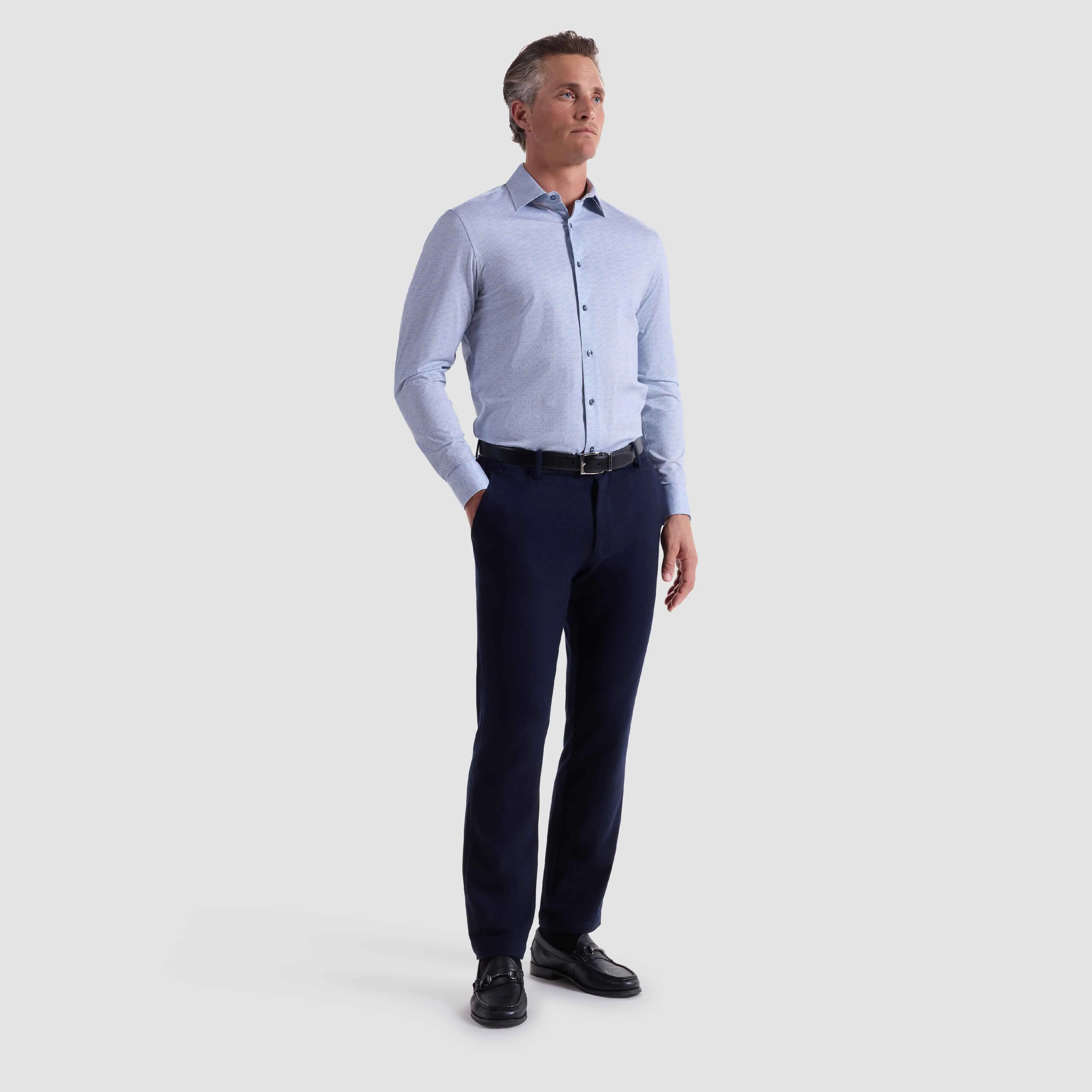 James Geometric OoohCotton Shirt sold by Bugatchi product image thumbnail 5