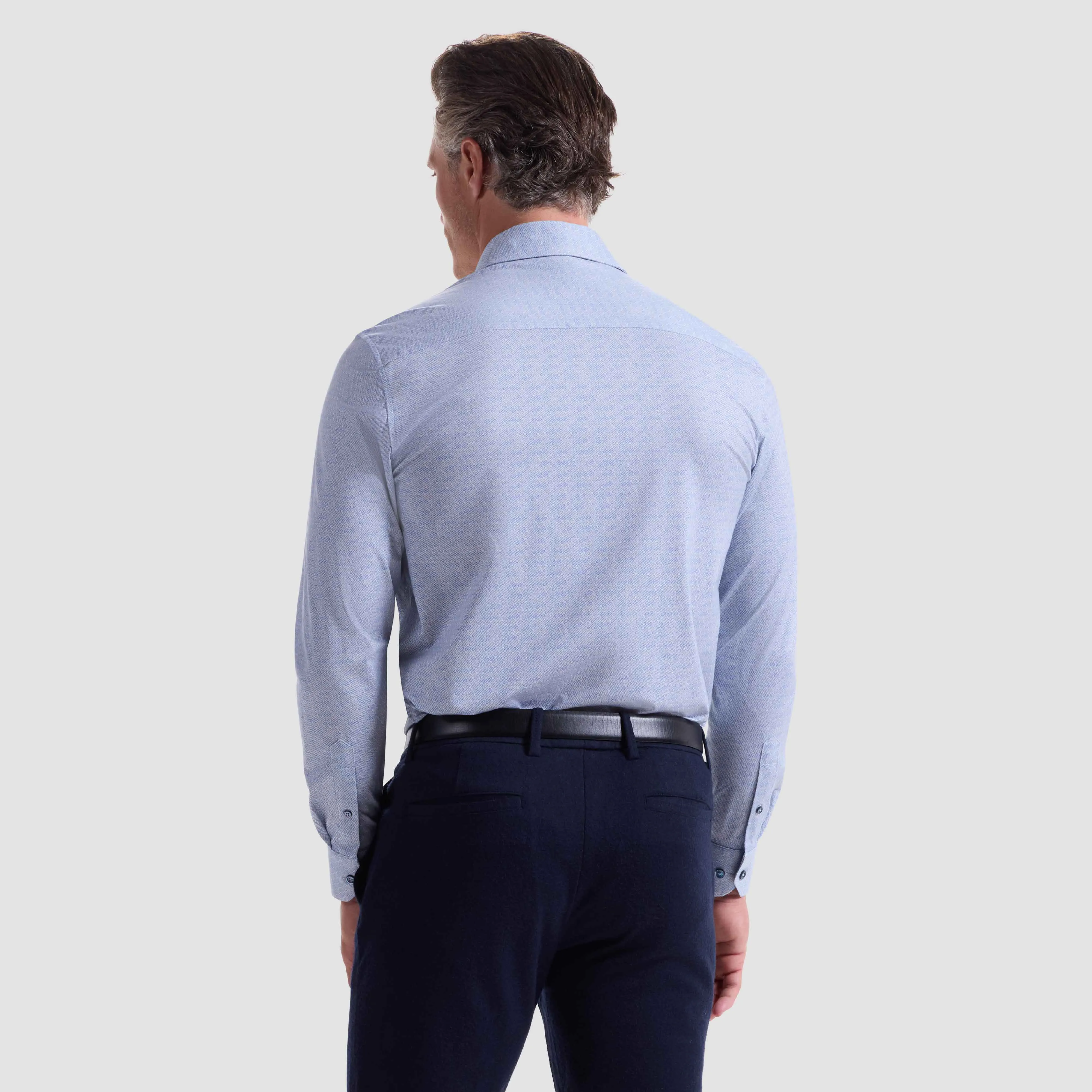 James Geometric OoohCotton Shirt sold by Bugatchi product image thumbnail 4