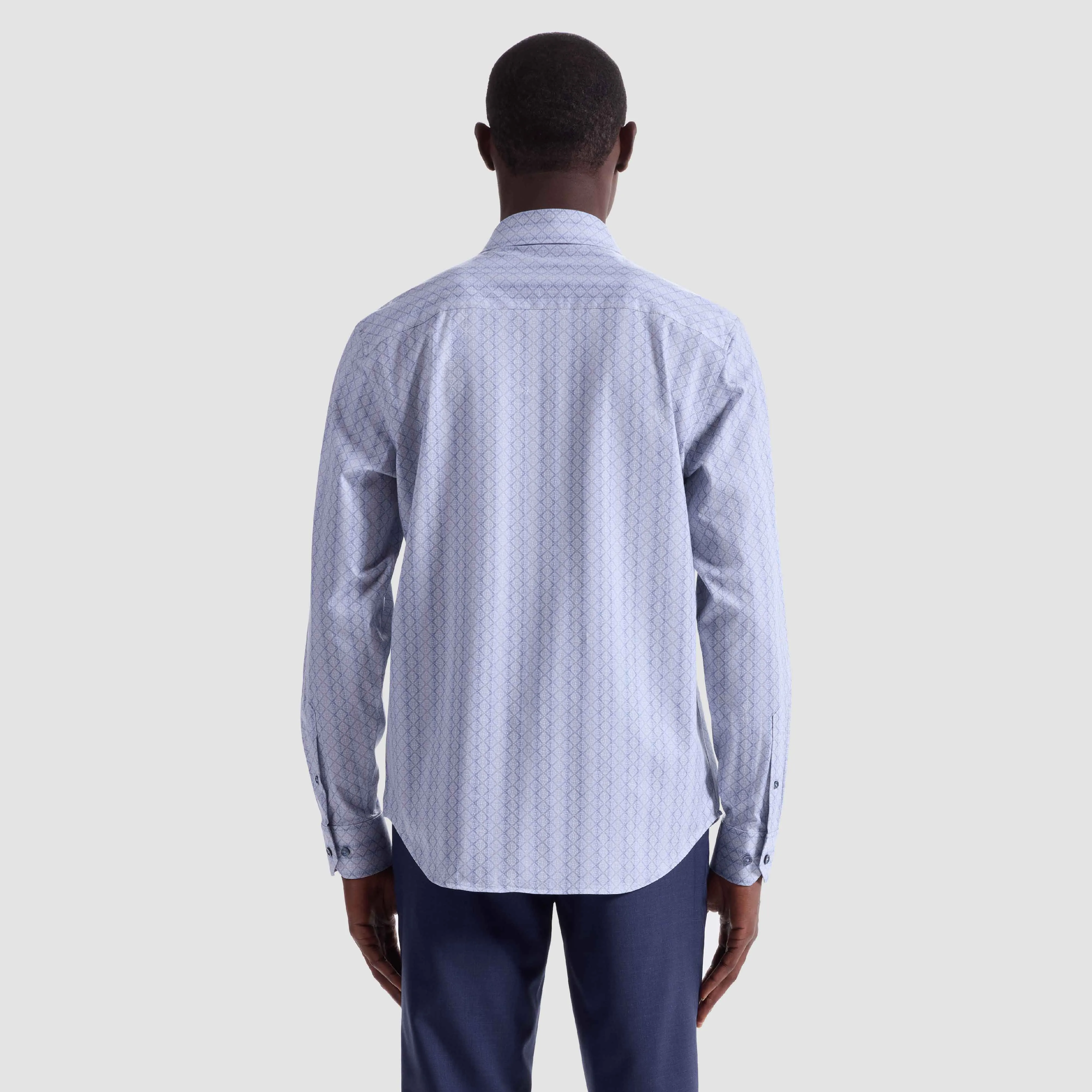 James Mosaic OoohCotton Shirt sold by Bugatchi product image thumbnail 4