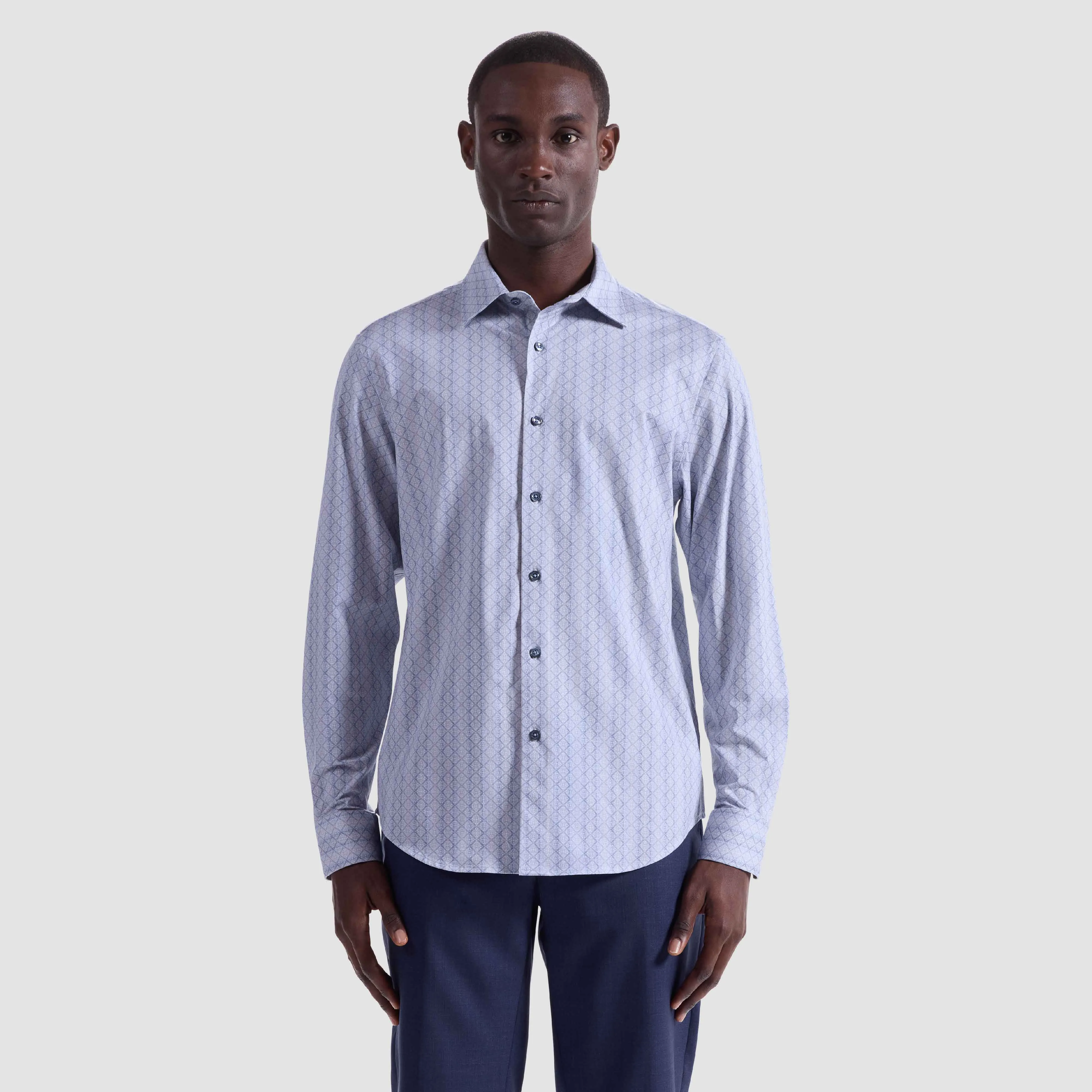 James Mosaic OoohCotton Shirt sold by Bugatchi product image thumbnail 2