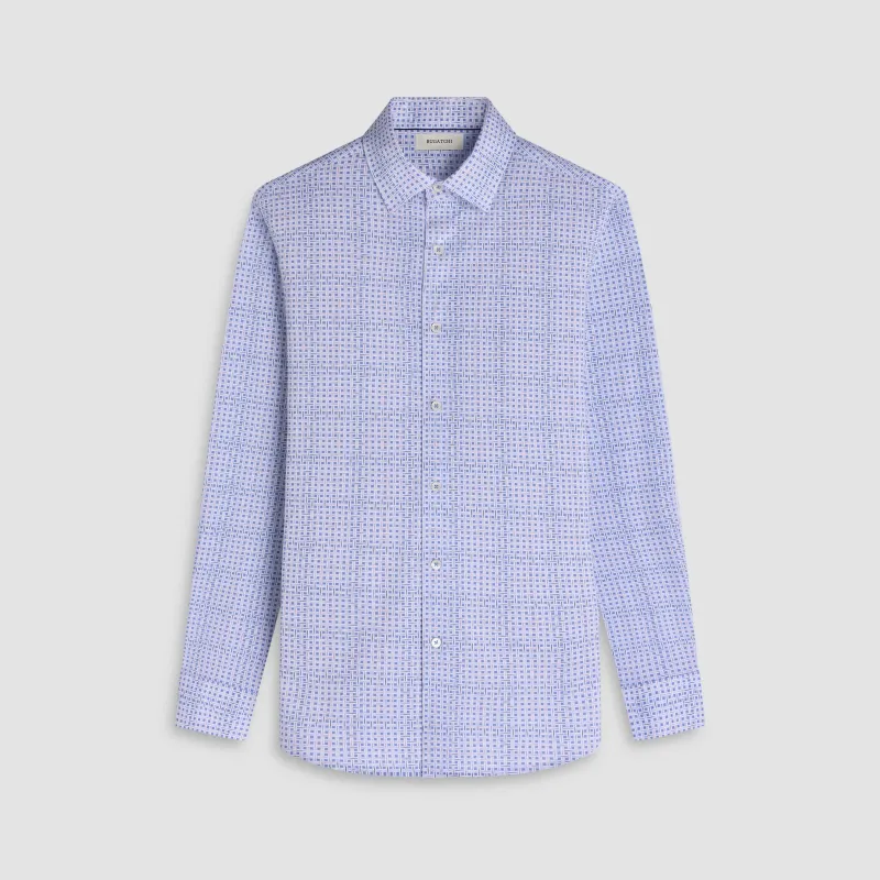 James Basketweave OoohCotton Shirt sold by Bugatchi