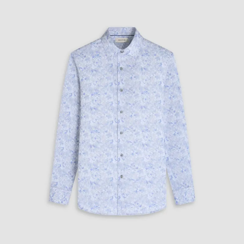 James Striped Abstract OoohCotton Shirt sold by Bugatchi