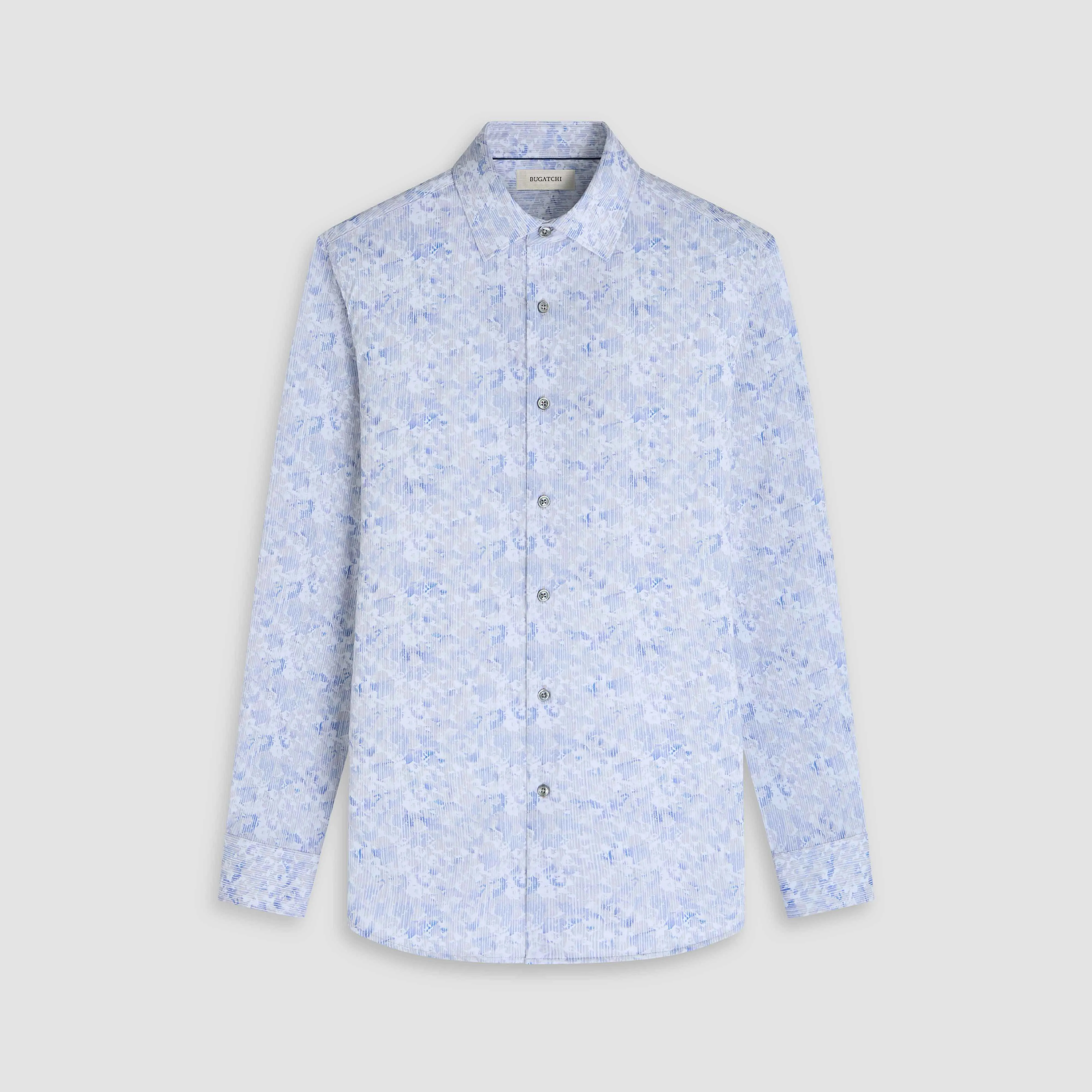 James Striped Abstract OoohCotton Shirt sold by Bugatchi