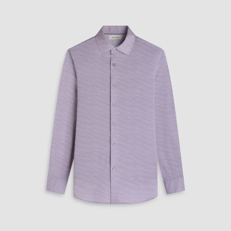 James Herringbone OoohCotton Shirt sold by Bugatchi
