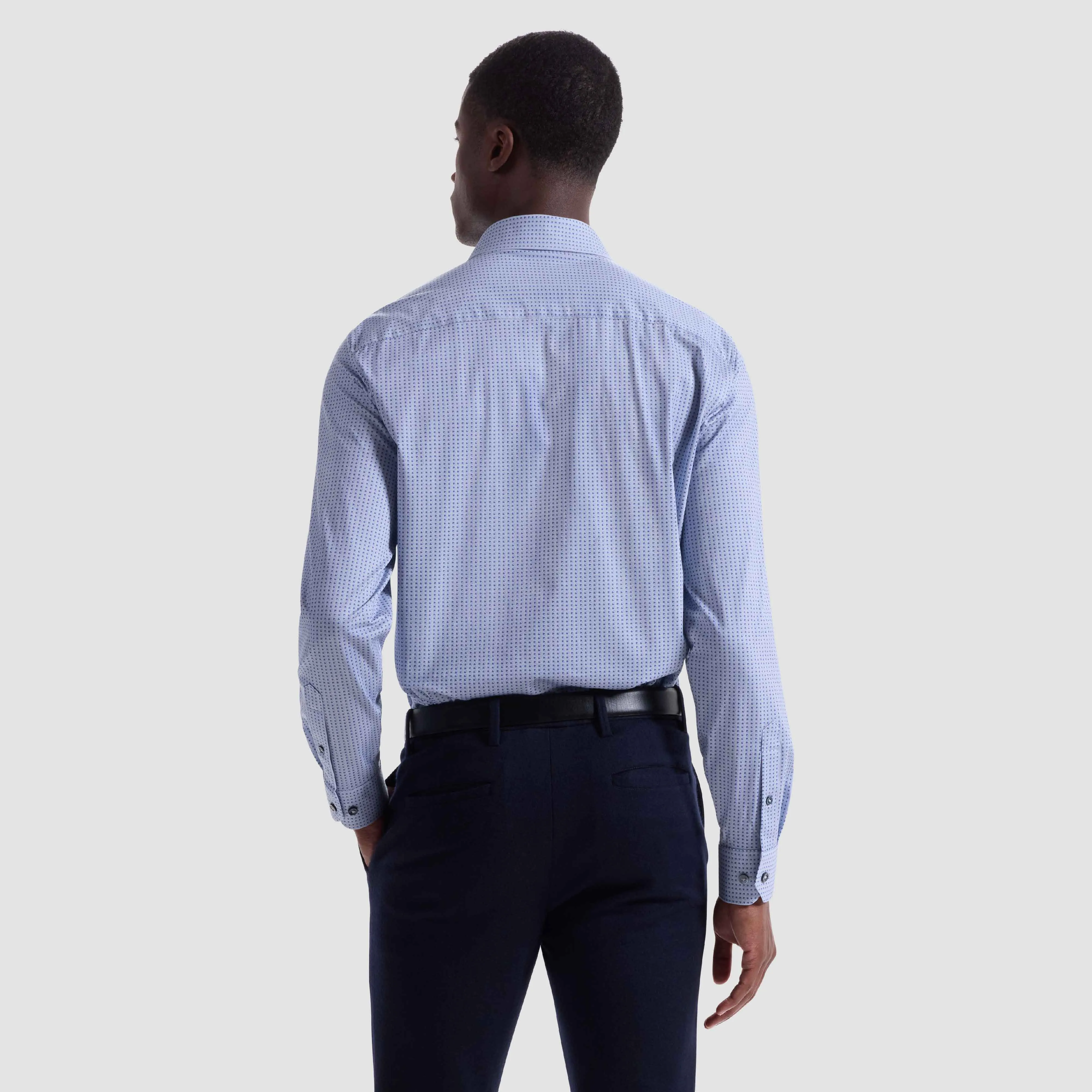 James Geometric OoohCotton Shirt sold by Bugatchi product image thumbnail 4