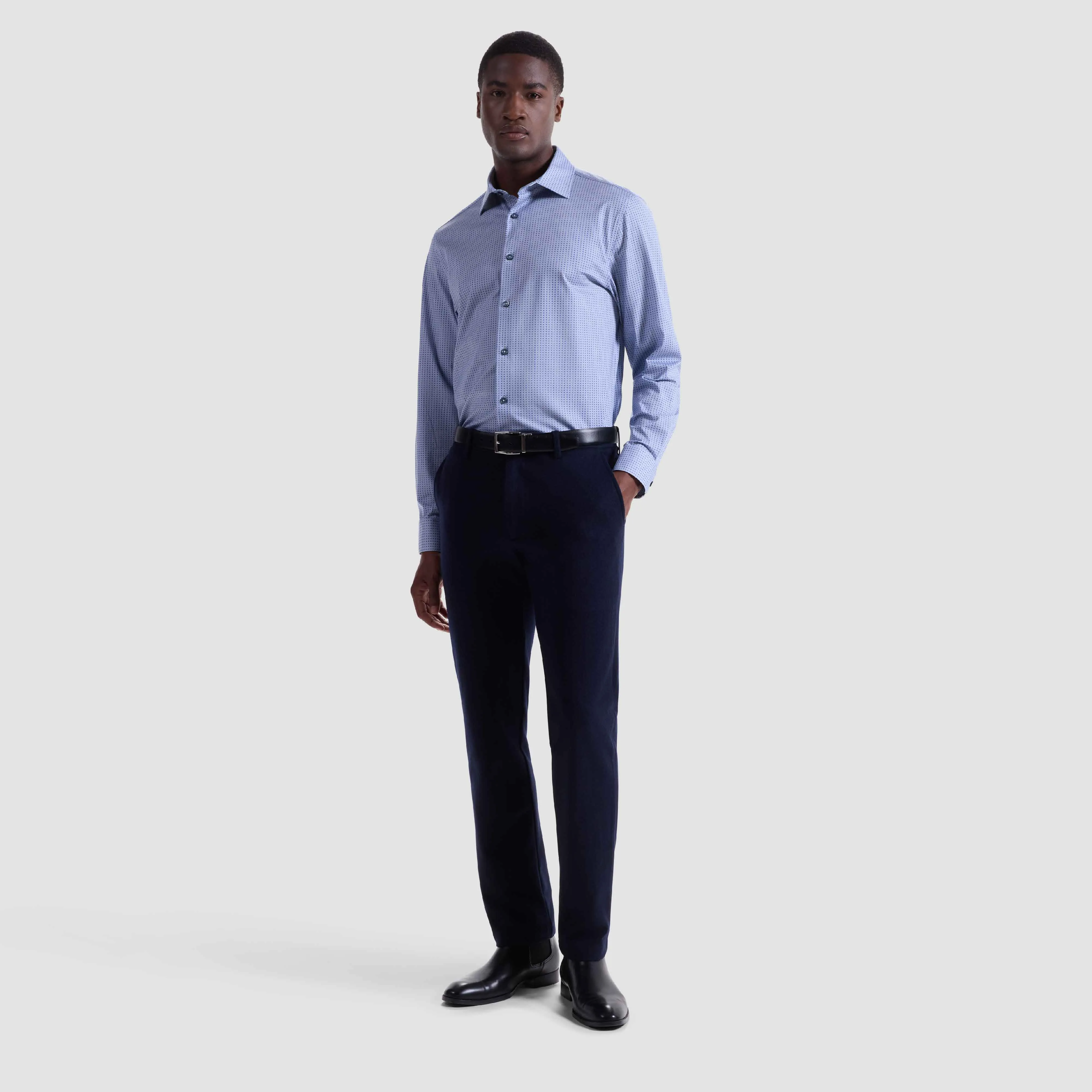 James Geometric OoohCotton Shirt sold by Bugatchi product image thumbnail 5
